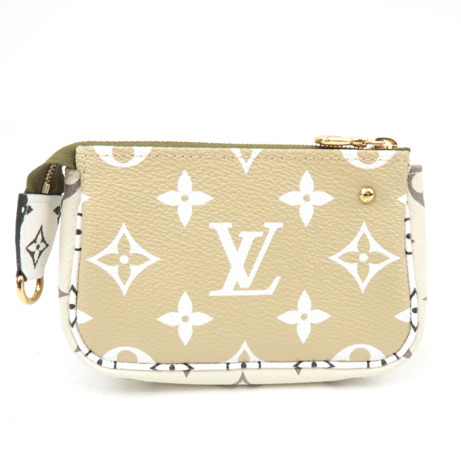 Louis Vuitton Monogram Giant Mini Pochette Accessoires Khaki M67579