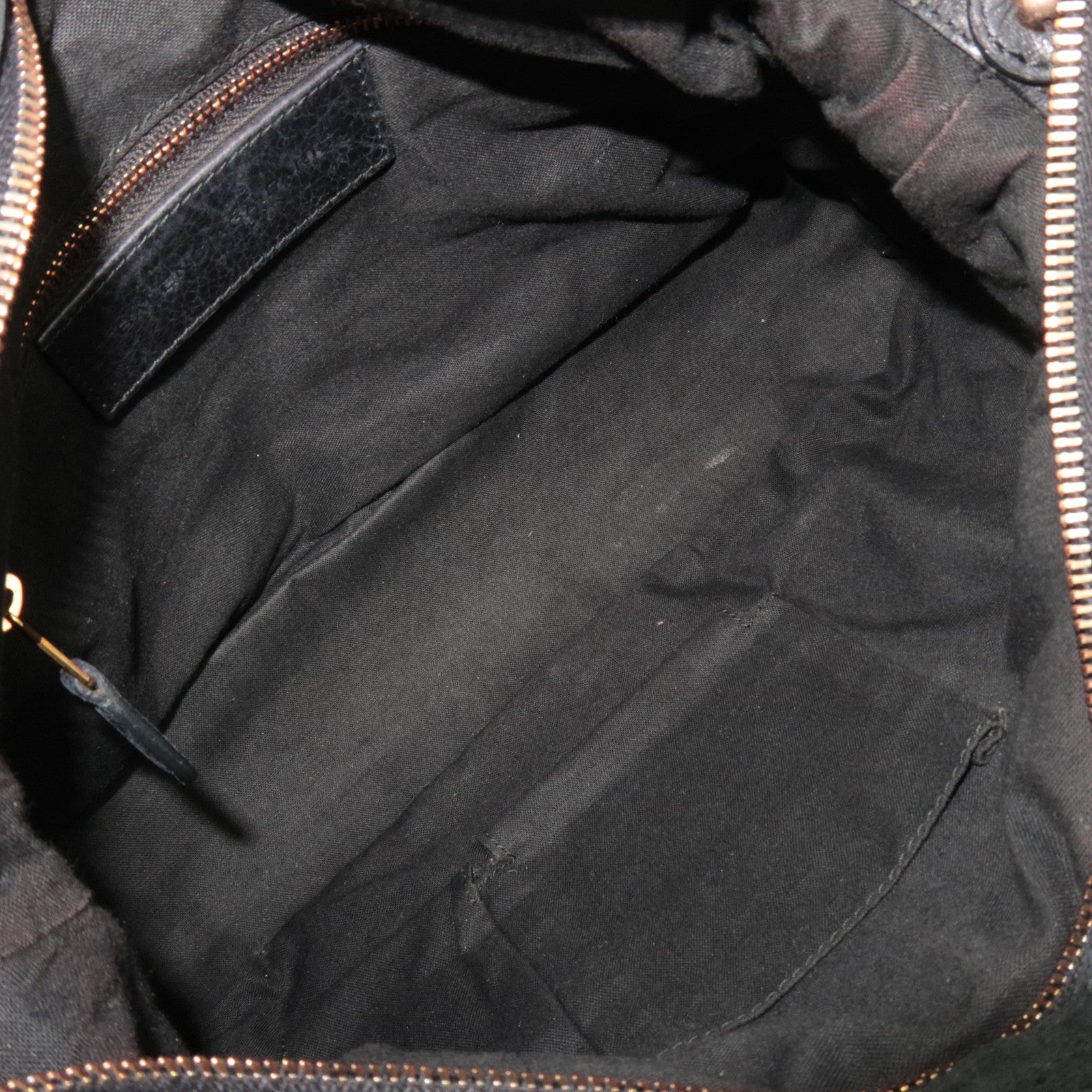 BALENCIAGA The Giant Town 2Way Handbag Leather Black 240578