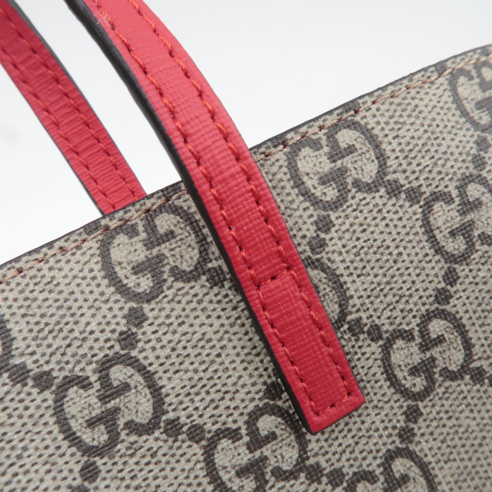 GUCCI Children's Yuko Higuchi Cat GG Supreme Leather Tote Bag 410812