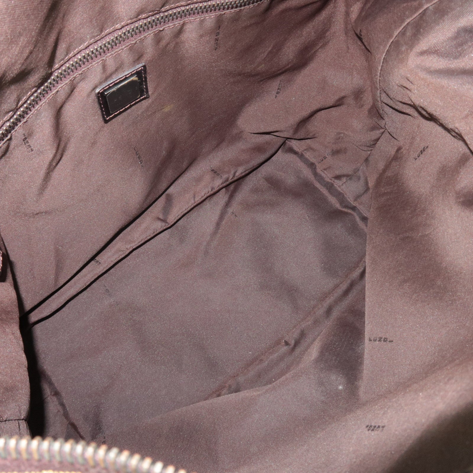 FENDI Zucca Canvas Leather Shoulder Bag Khaki 7VA003