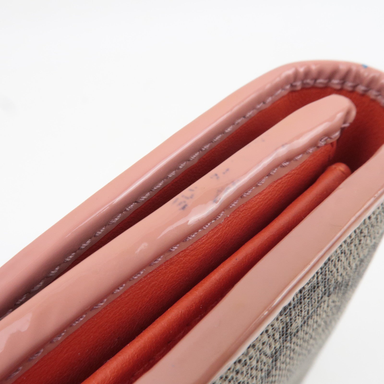 GUCCI Ribbon GG Supreme Long Wallet Beige Pink 388679