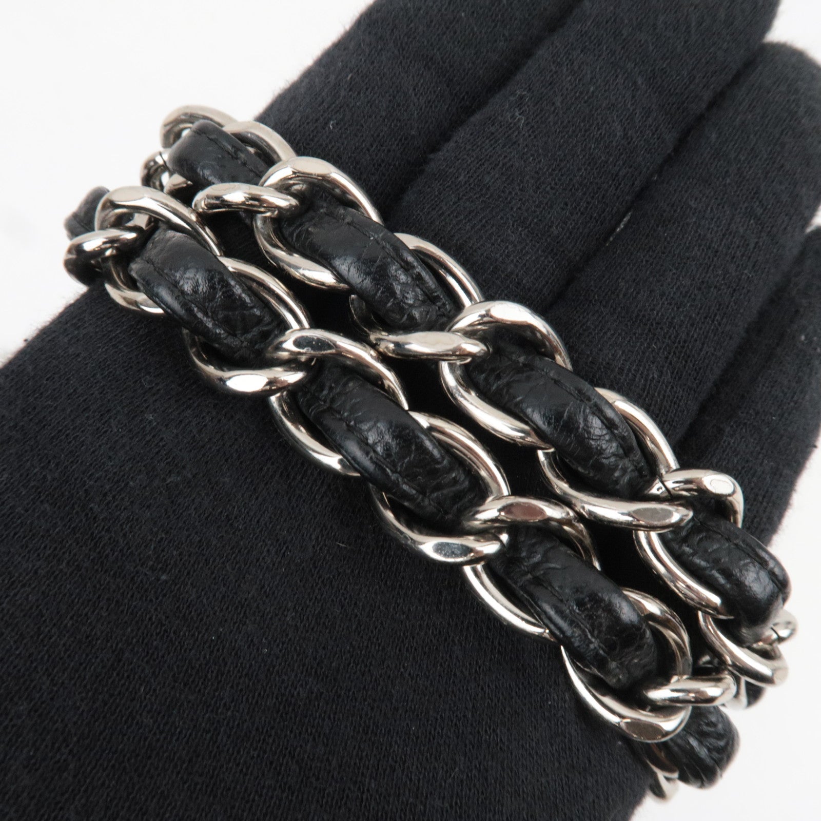 CHANEL Jumbo Matelasse 30 Caviarskin Black Silver HDW