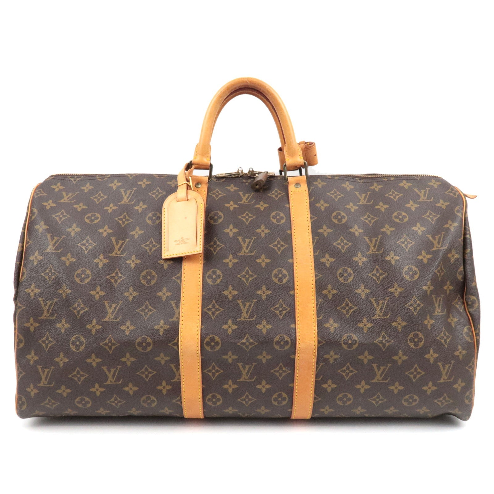 Louis Vuitton Monogram Keepall 55 Travel Bag M4142485361