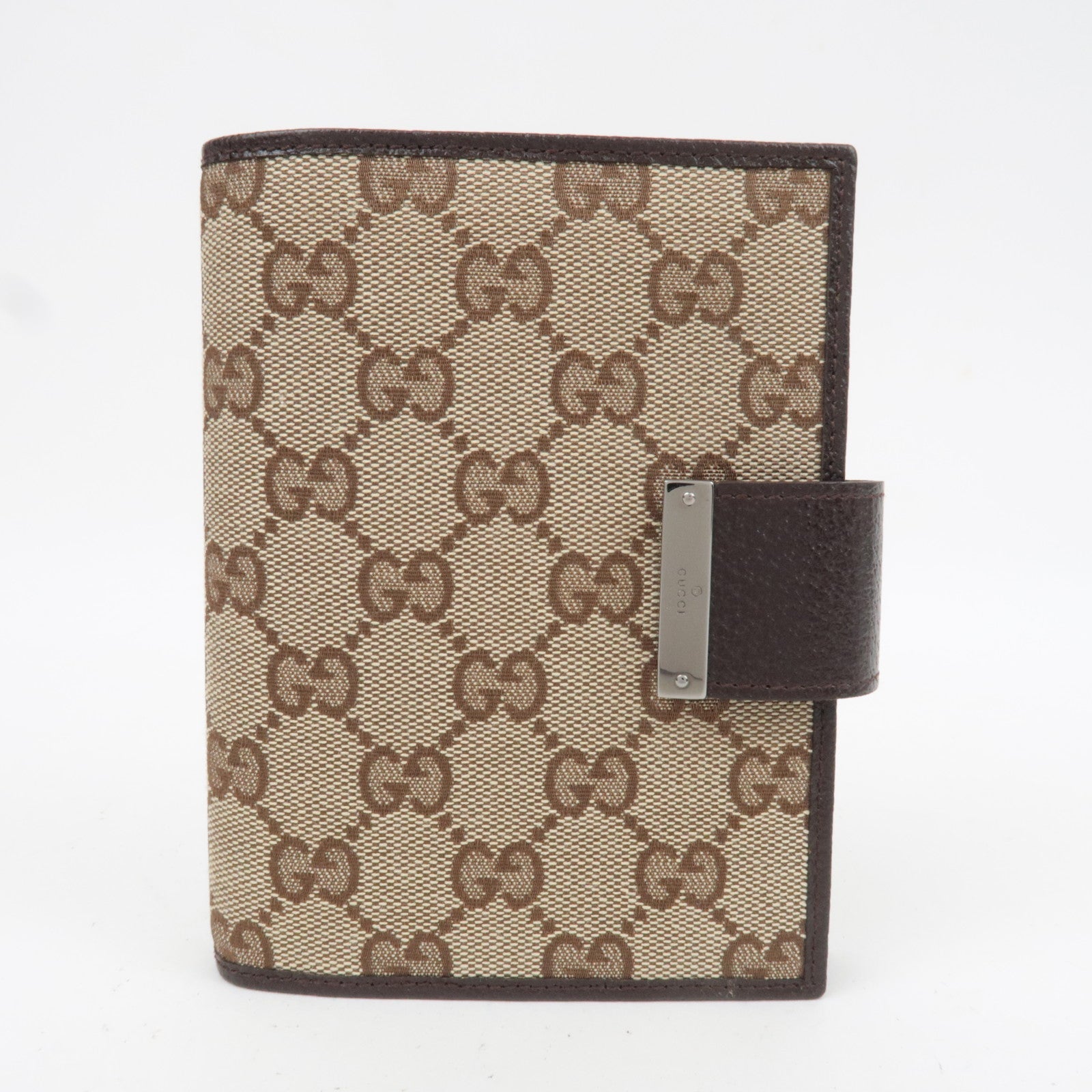 GUCCI Planner Cover GG Canvas Leather Beige 11524085366