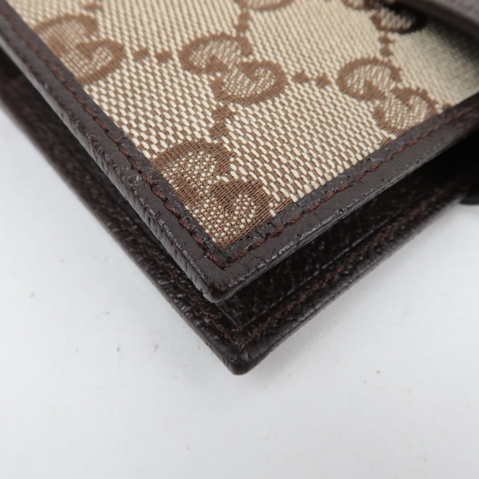 GUCCI Planner Cover GG Canvas Leather Beige 115240