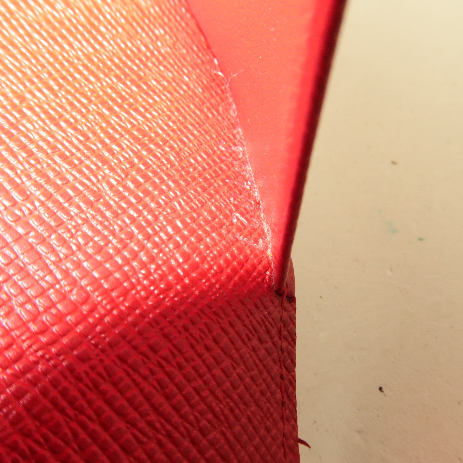 Louis Vuitton Epi Agenda MM Planner Cover Castilian Red R20047