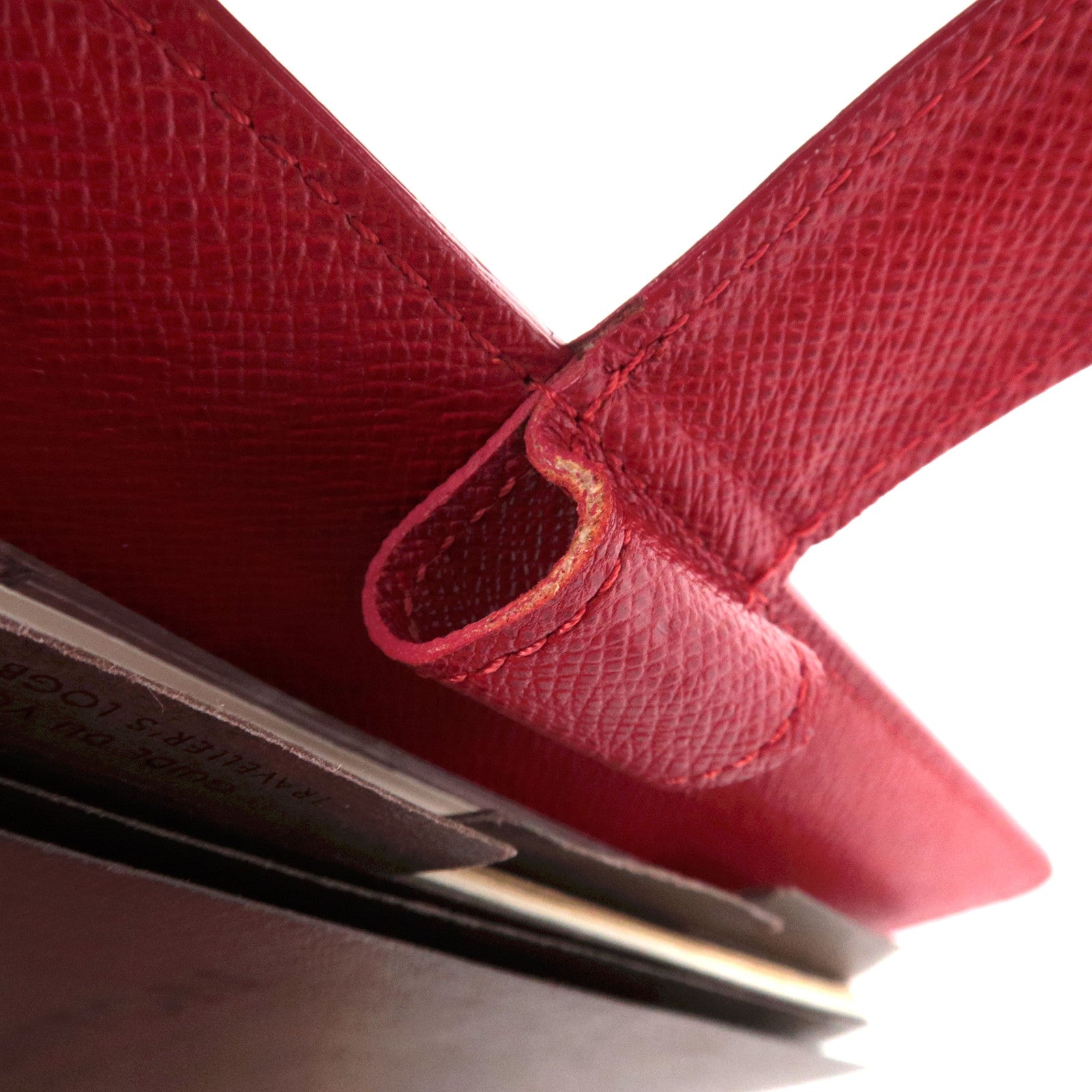 Louis Vuitton Epi Agenda MM Planner Cover Castilian Red R20047