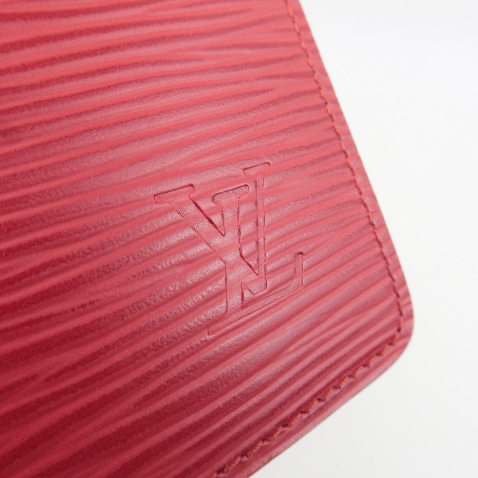 Louis Vuitton Epi Agenda MM Planner Cover Castilian Red R20047