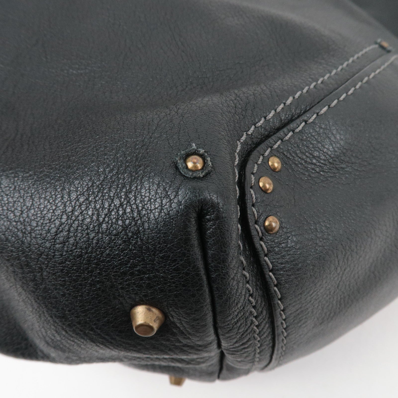 Chloe Paddington Shoulder Bag Leather Black *Key Lock