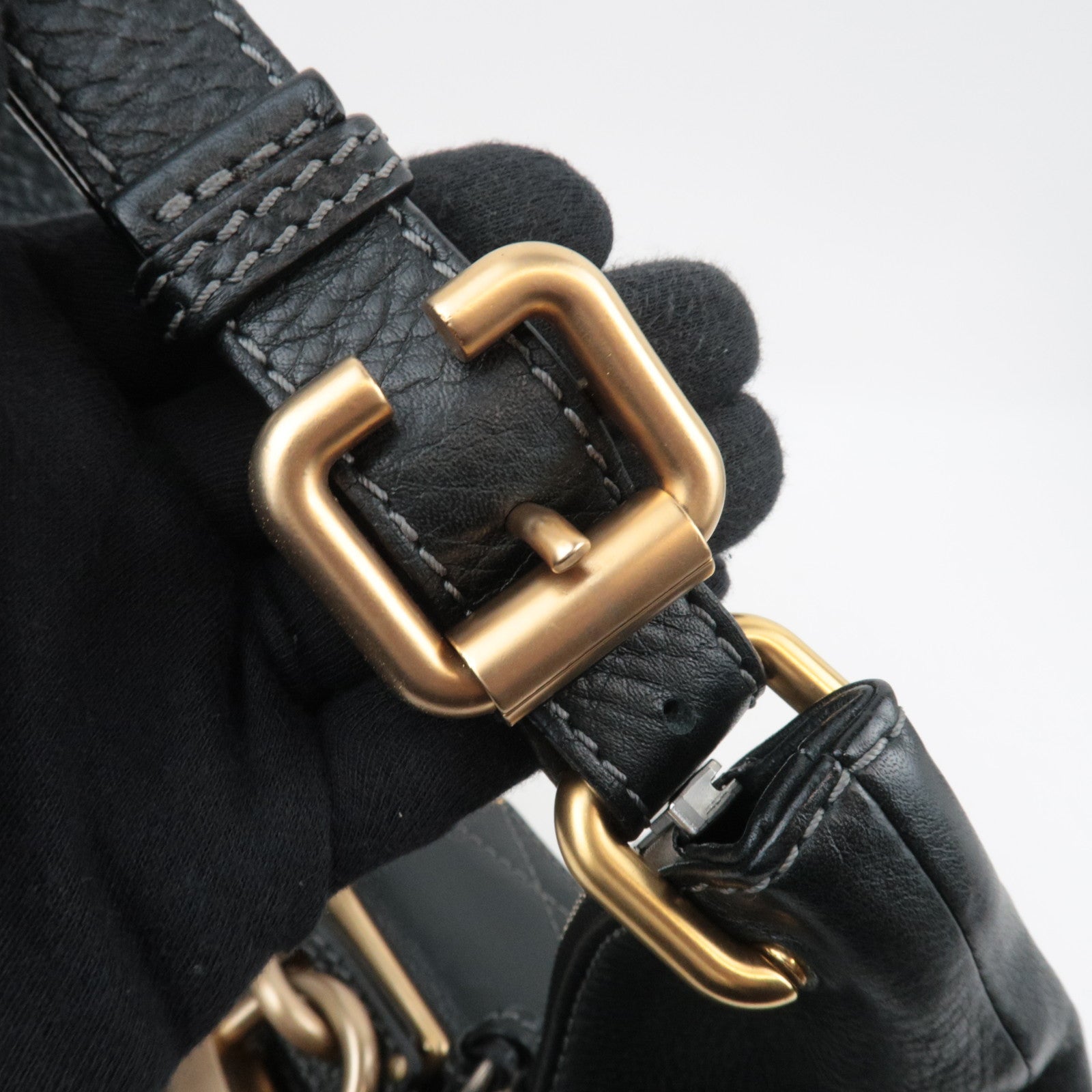 Chloe Paddington Shoulder Bag Leather Black *Key Lock