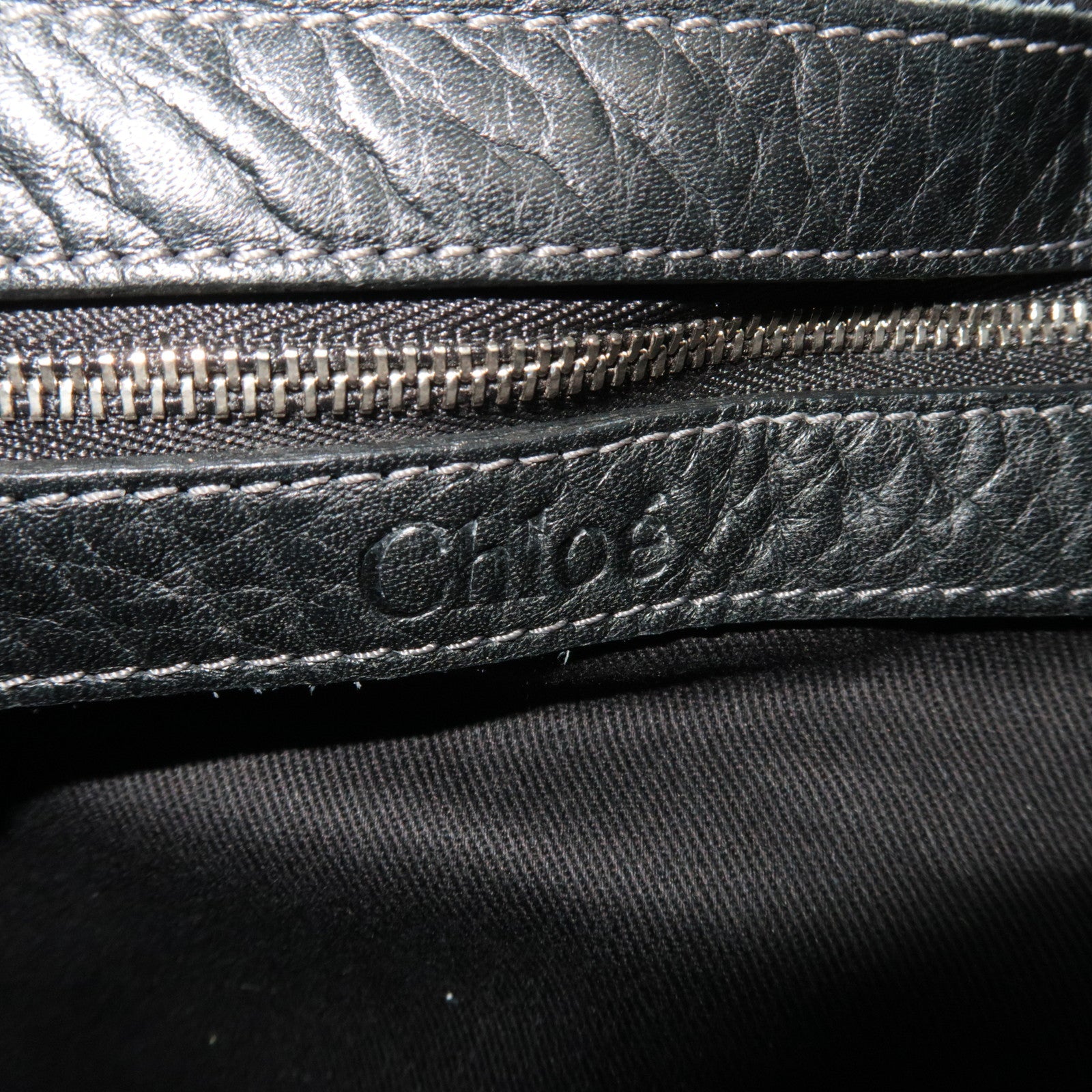 Chloe Paddington Shoulder Bag Leather Black *Key Lock