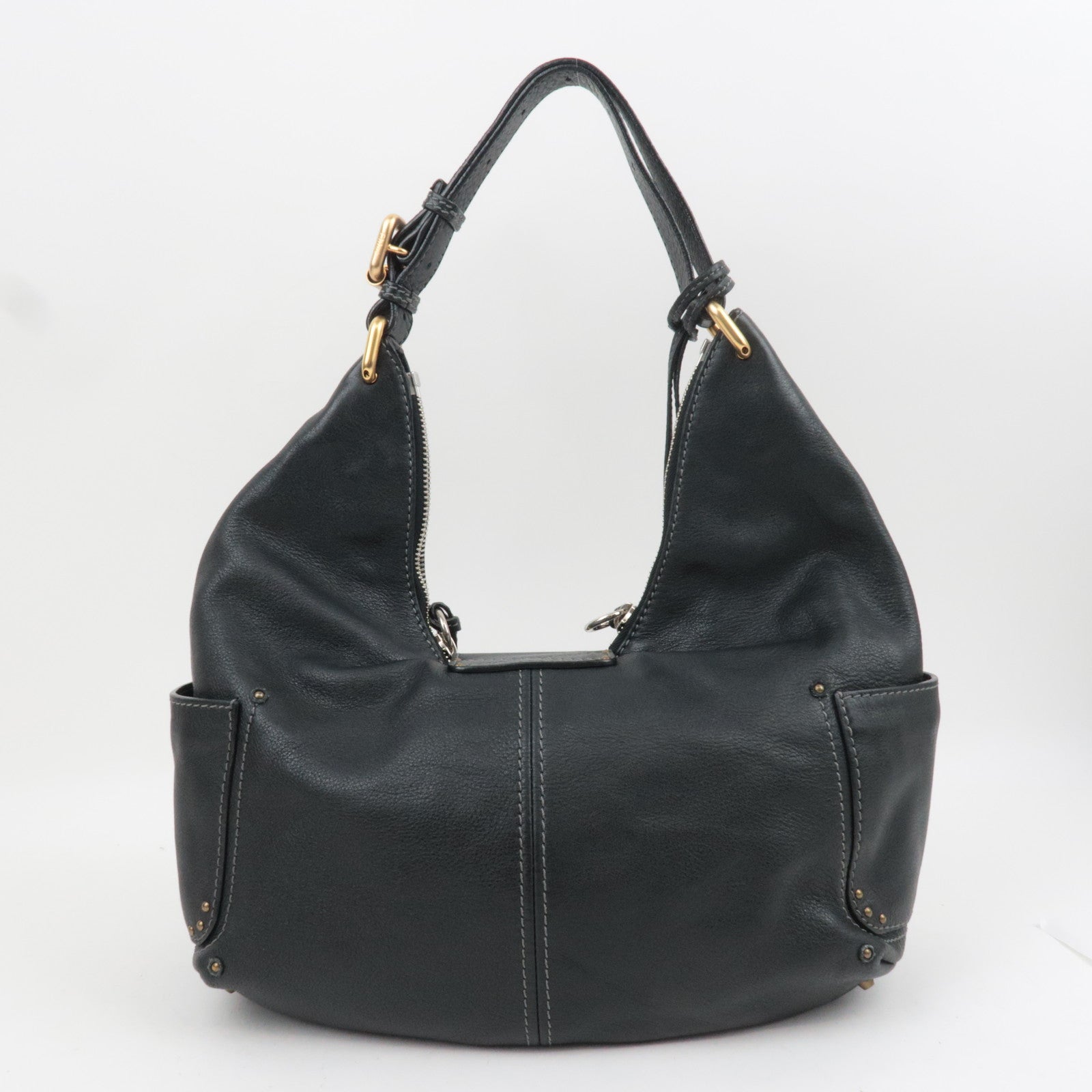 Chloe Paddington Shoulder Bag Leather Black *Key Lock