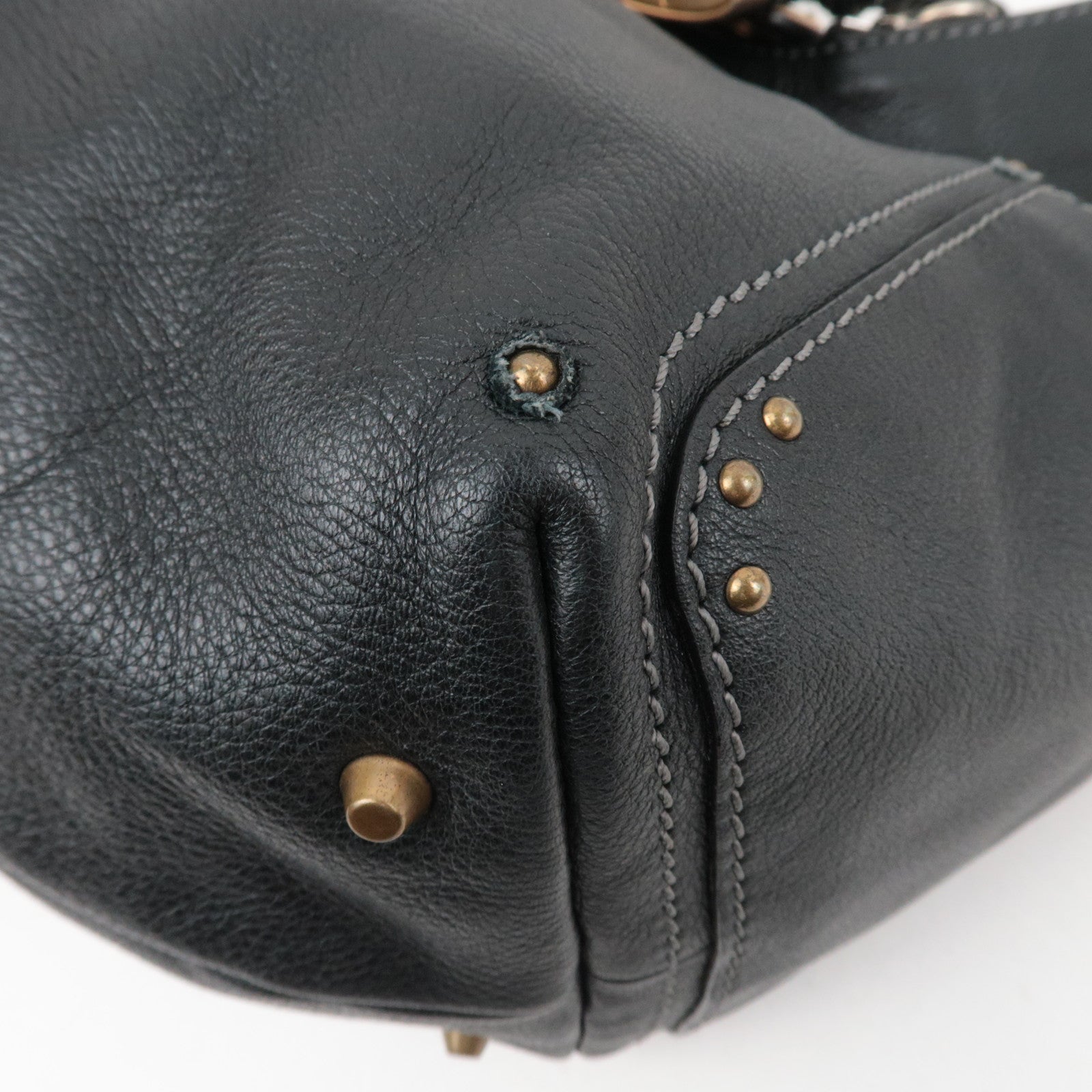 Chloe Paddington Shoulder Bag Leather Black *Key Lock