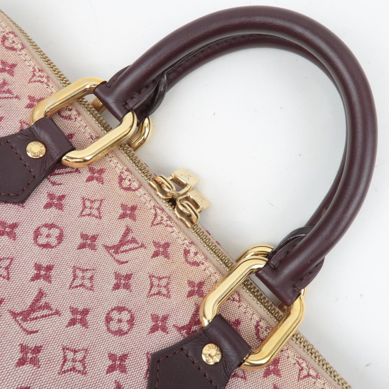 Louis Vuitton Monogram Mini Alma Long Handbag Cerise M92207