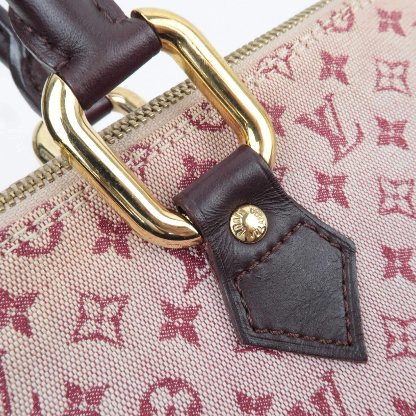 Louis Vuitton Monogram Mini Alma Long Handbag Cerise M92207