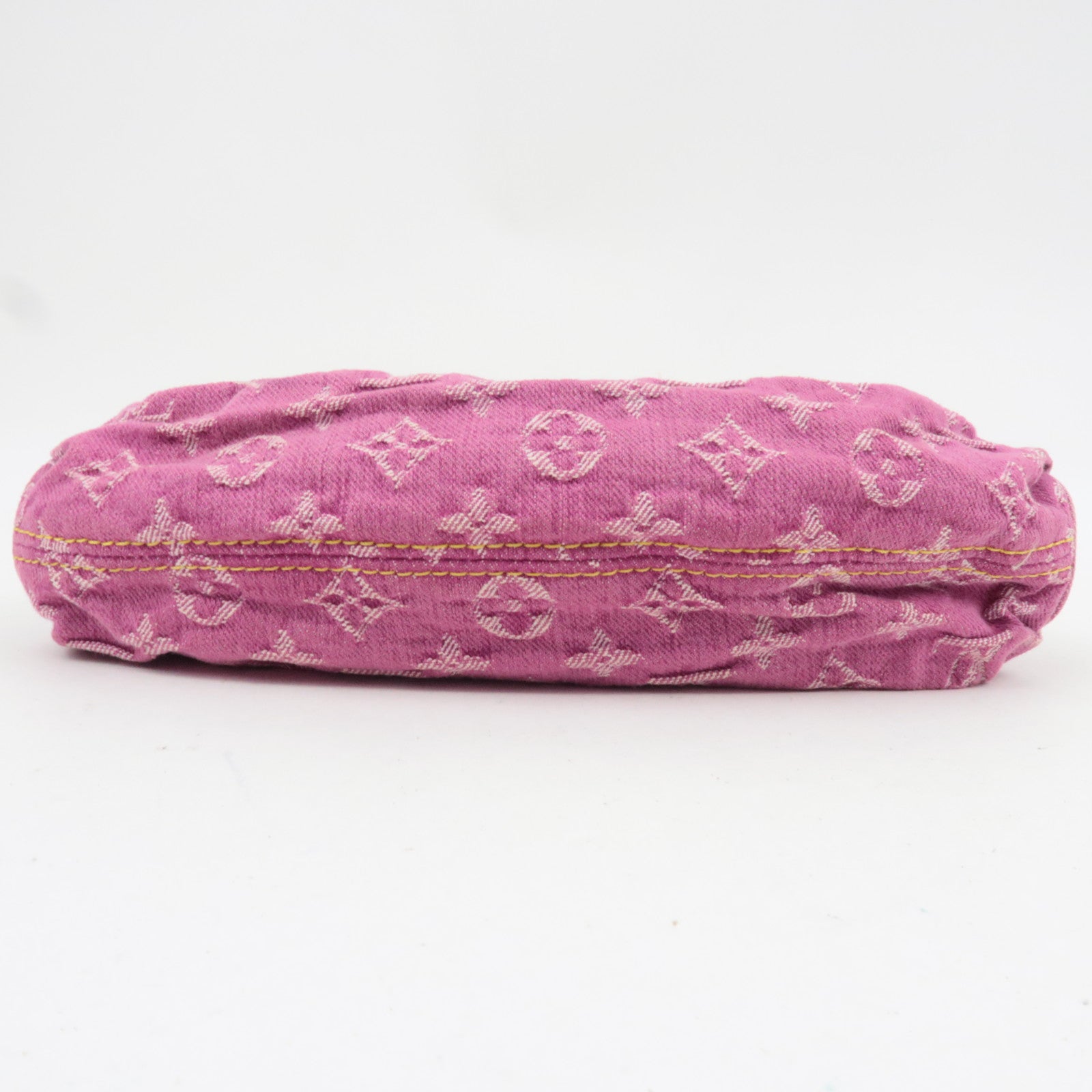 Louis Vuitton Monogram Denim Mini Pleaty Bag Pink M95216
