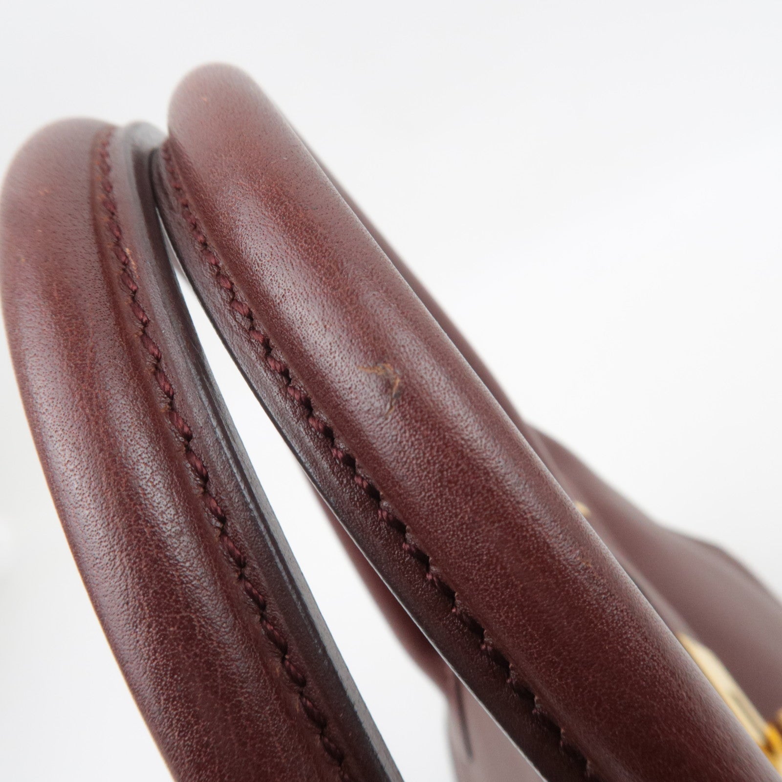 HERMES Birkin 35 Ardennes Brown □A Stamp (1997)