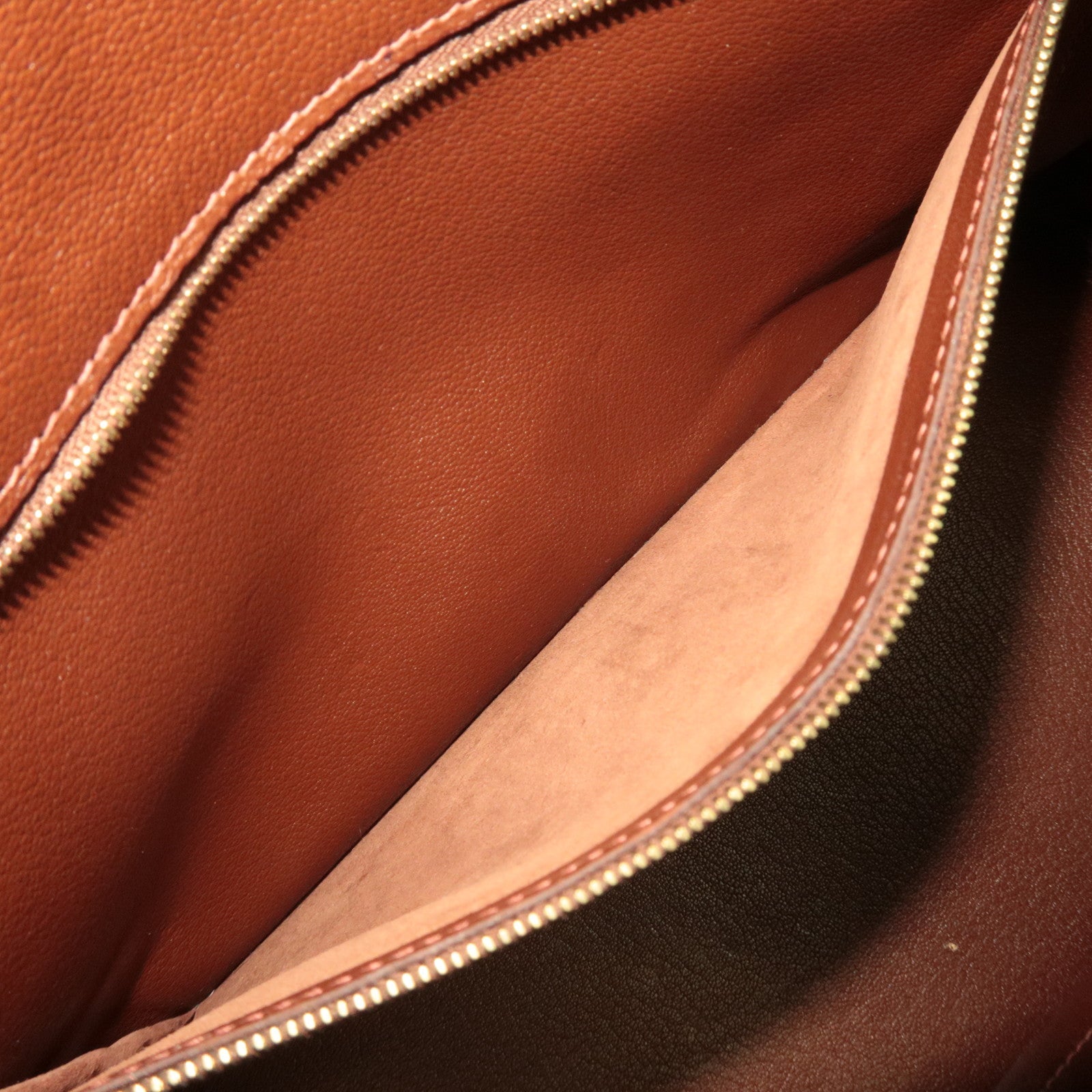 HERMES Birkin 35 Ardennes Brown □A Stamp (1997)