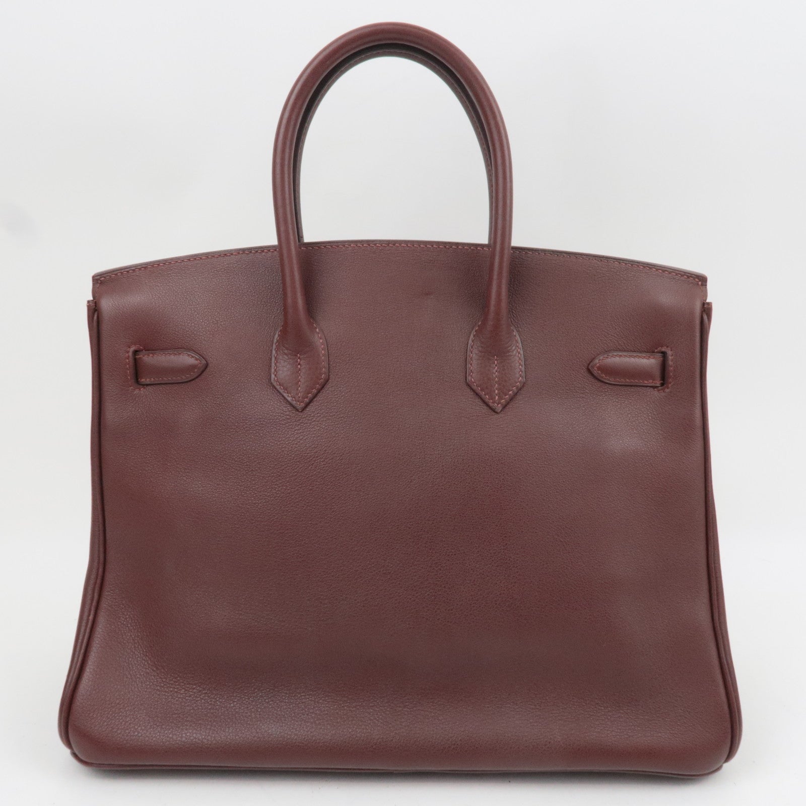 HERMES Birkin 35 Ardennes Brown □A Stamp (1997)