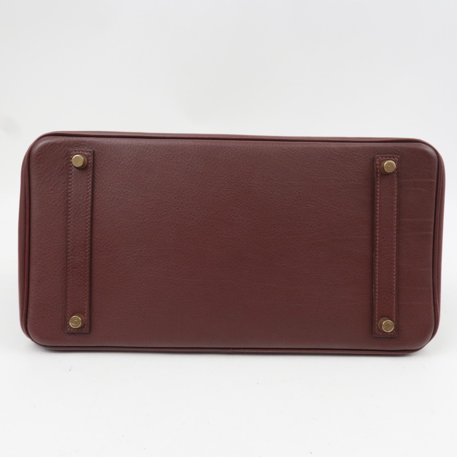 HERMES Birkin 35 Ardennes Brown □A Stamp (1997)