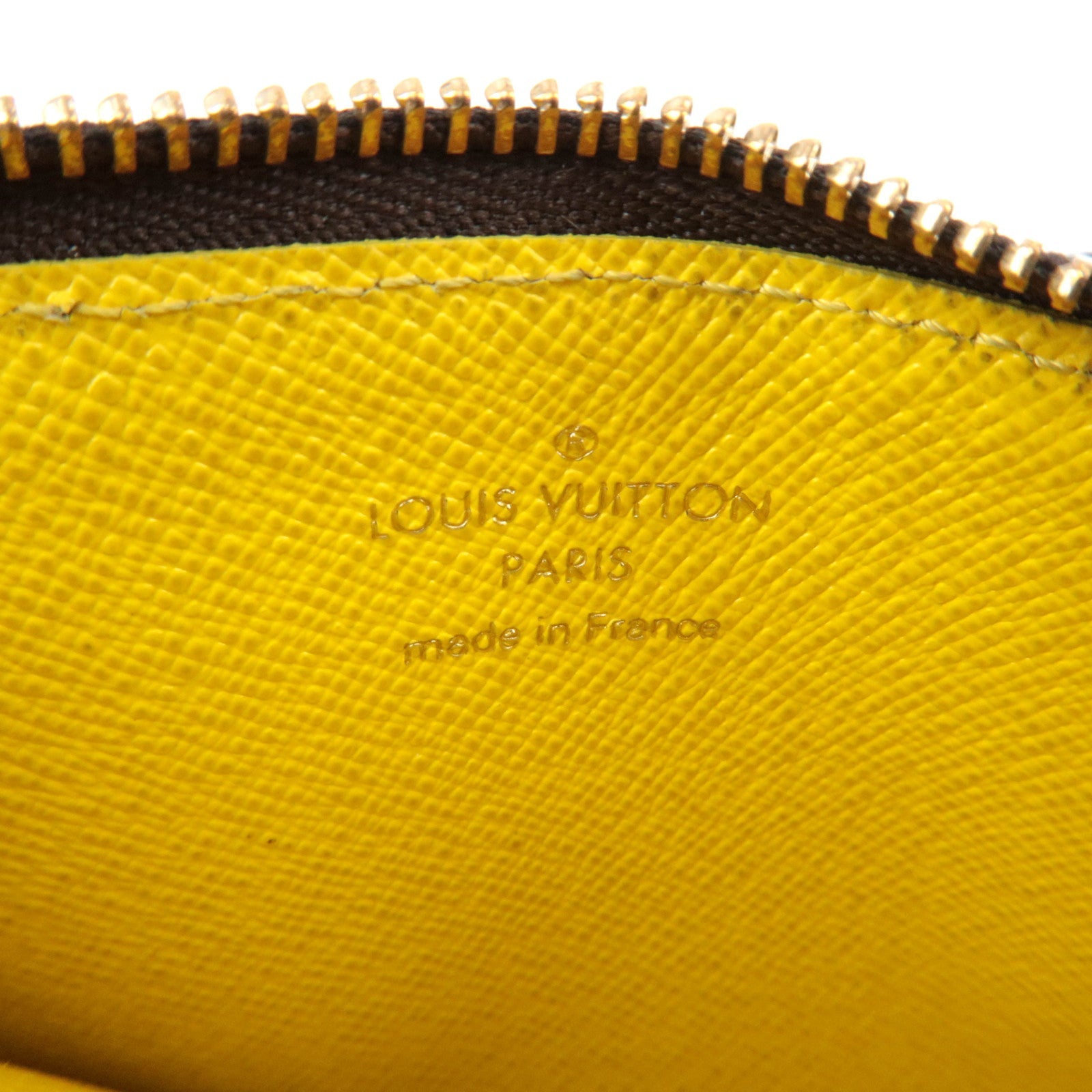 Louis Vuitton Monogram Porte Carte Romy Fragment Case Jaune M81882