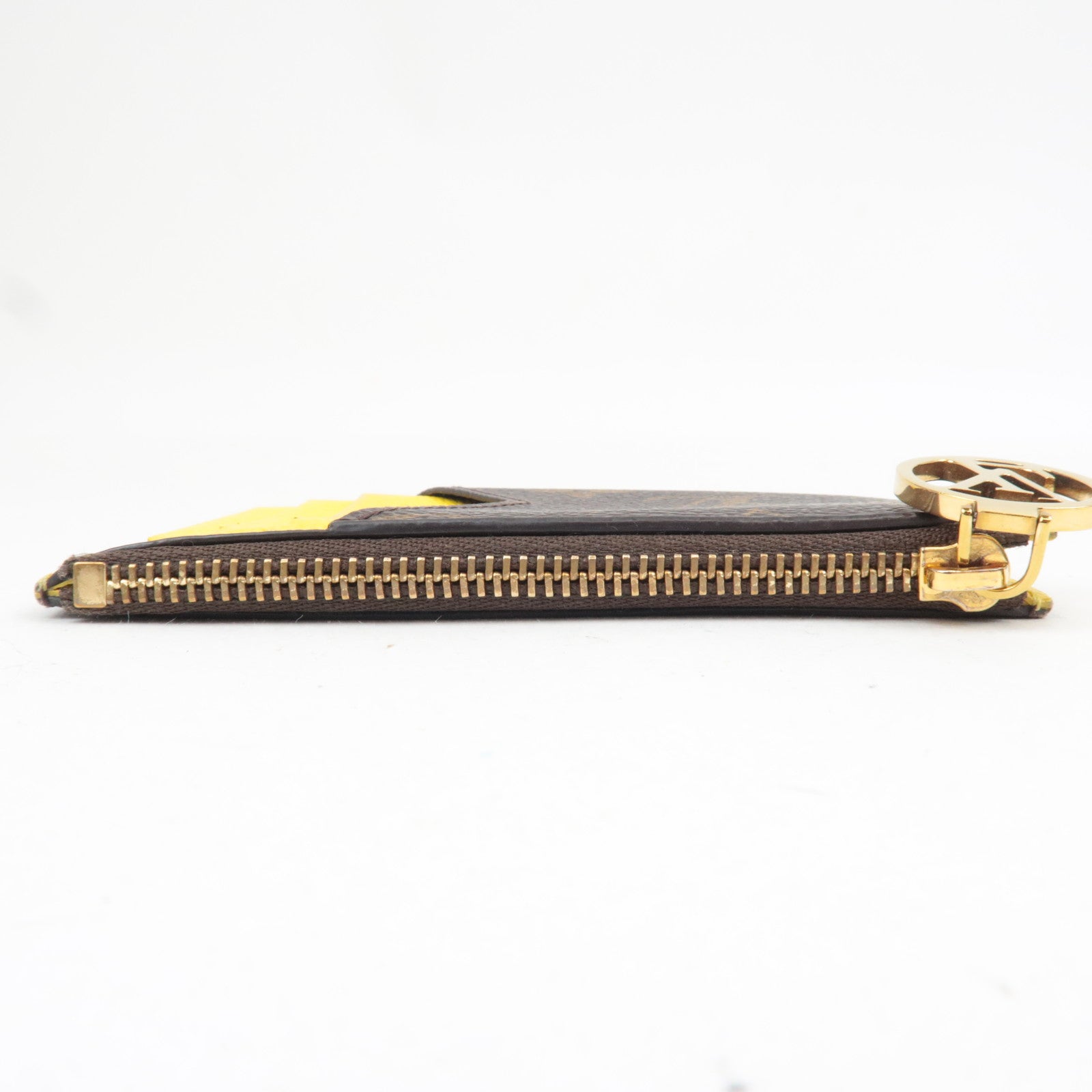 Louis Vuitton Monogram Porte Carte Romy Fragment Case Jaune M81882