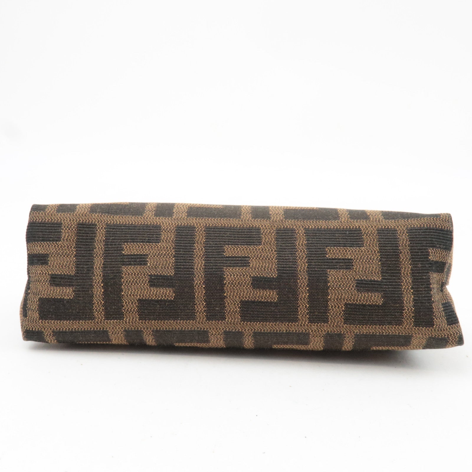FENDI Zucca Canvas Leather Small Pouch 7N0037