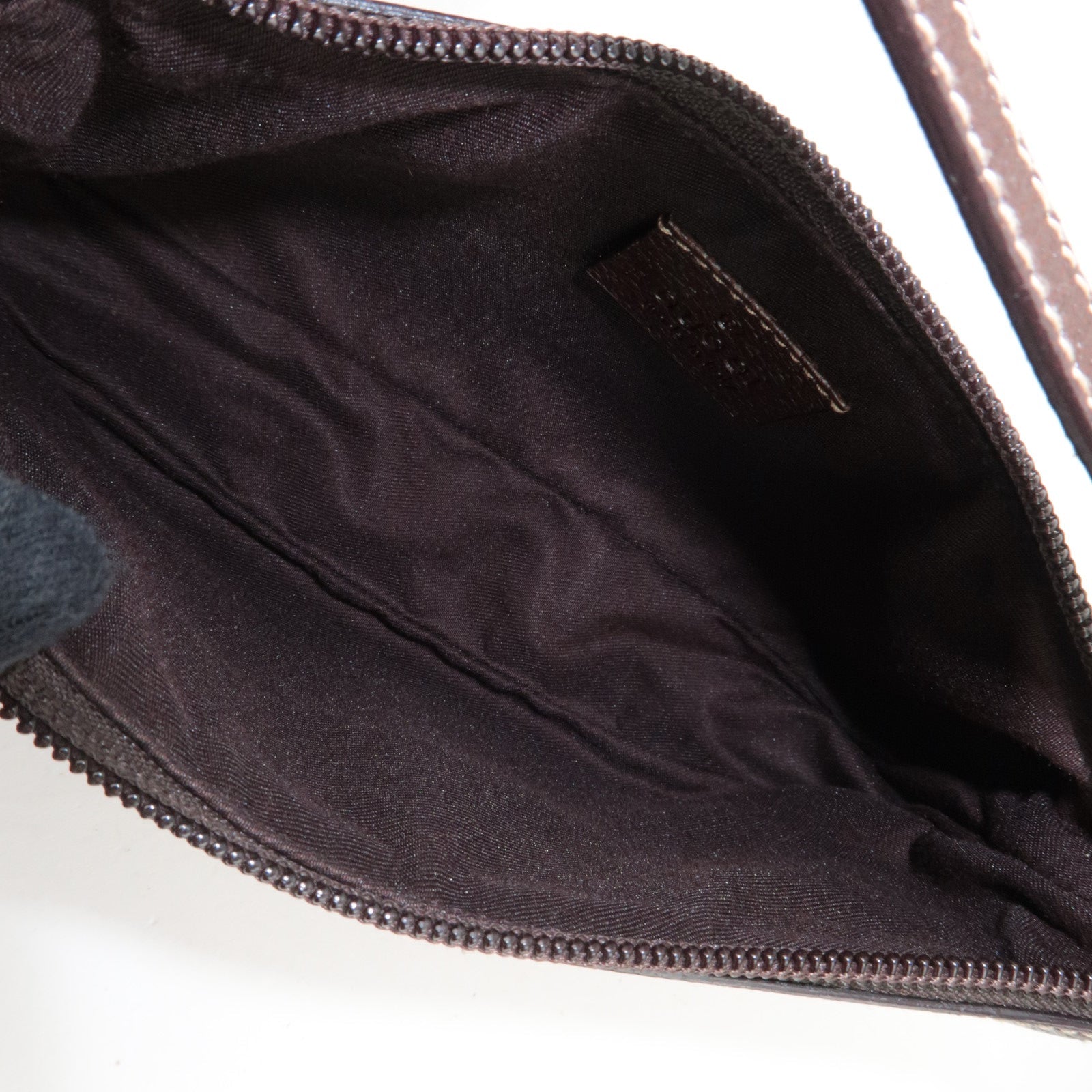 GUCCI Small Shoulder Bag GG Canvas Leather Beige 154432