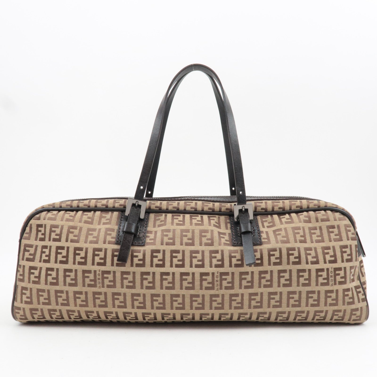 FENDI Zucchino East West Handbag Beige 8BL006