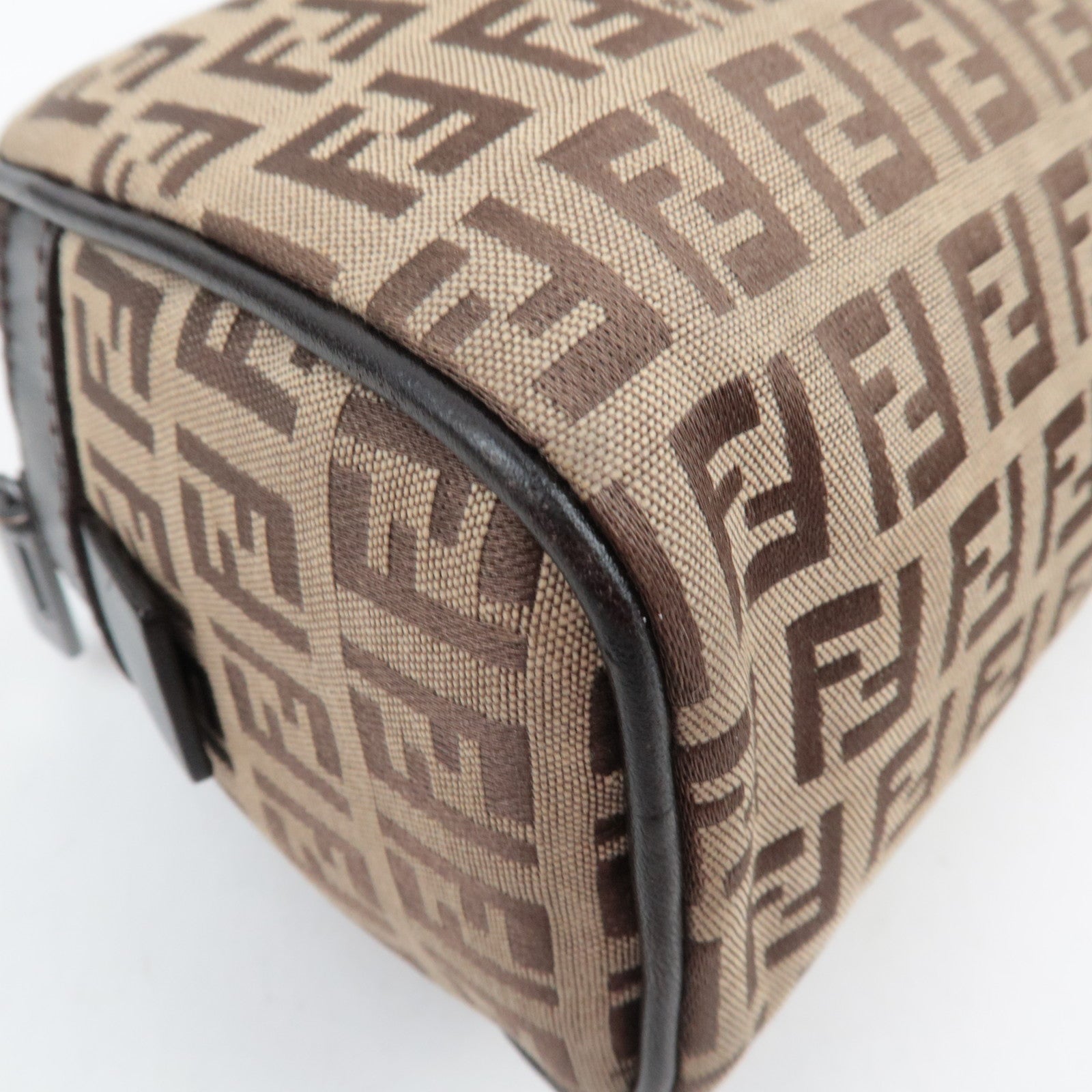 FENDI Zucchino East West Handbag Beige 8BL006