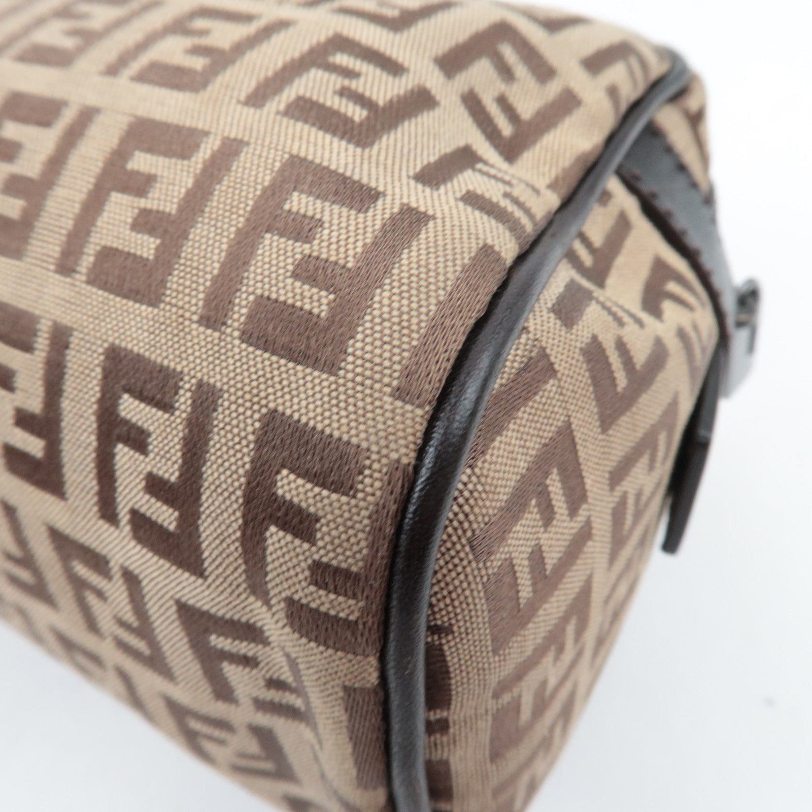 FENDI Zucchino East West Handbag Beige 8BL006