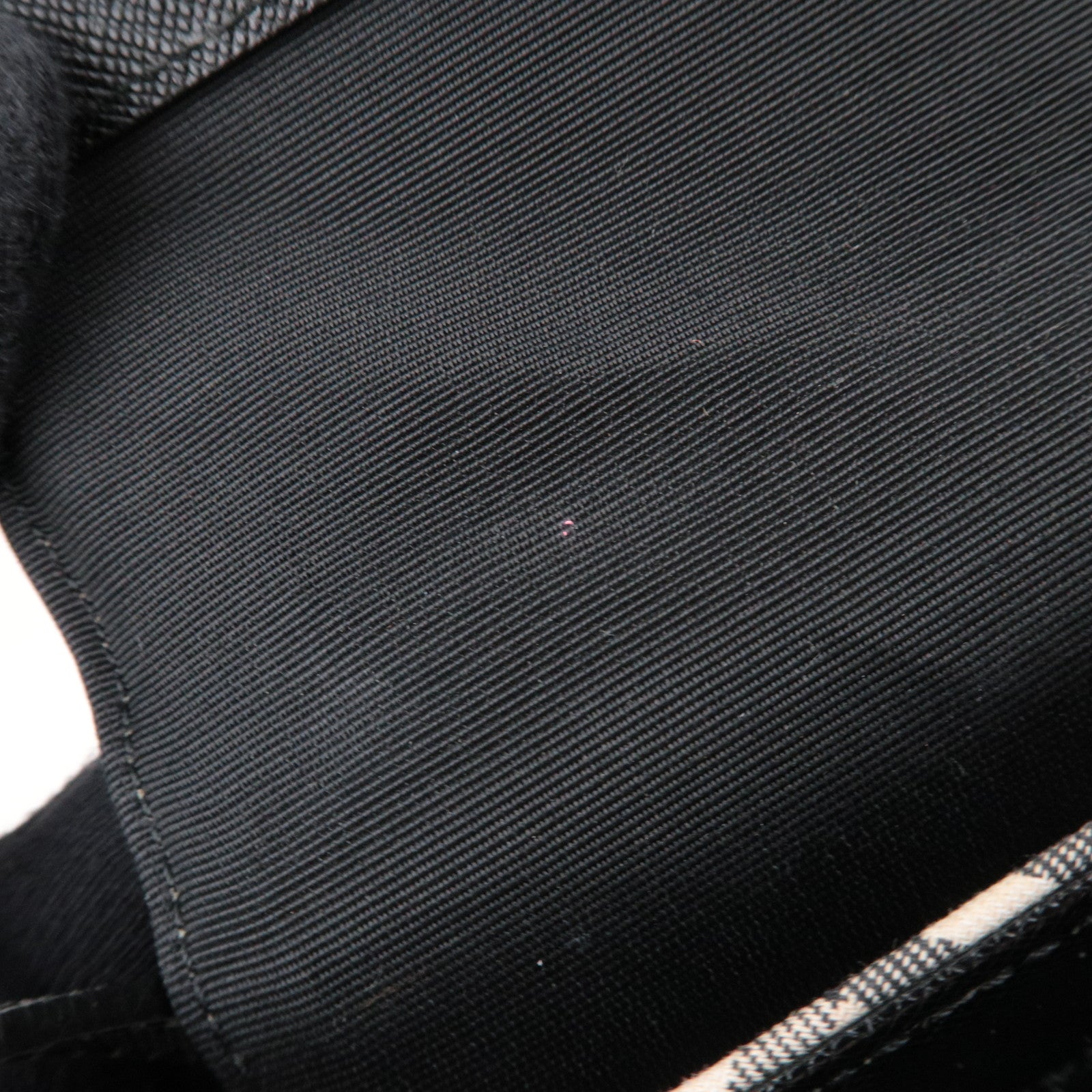 BURBERRY Nova Plaid Canvas Leather Shoulder Bag