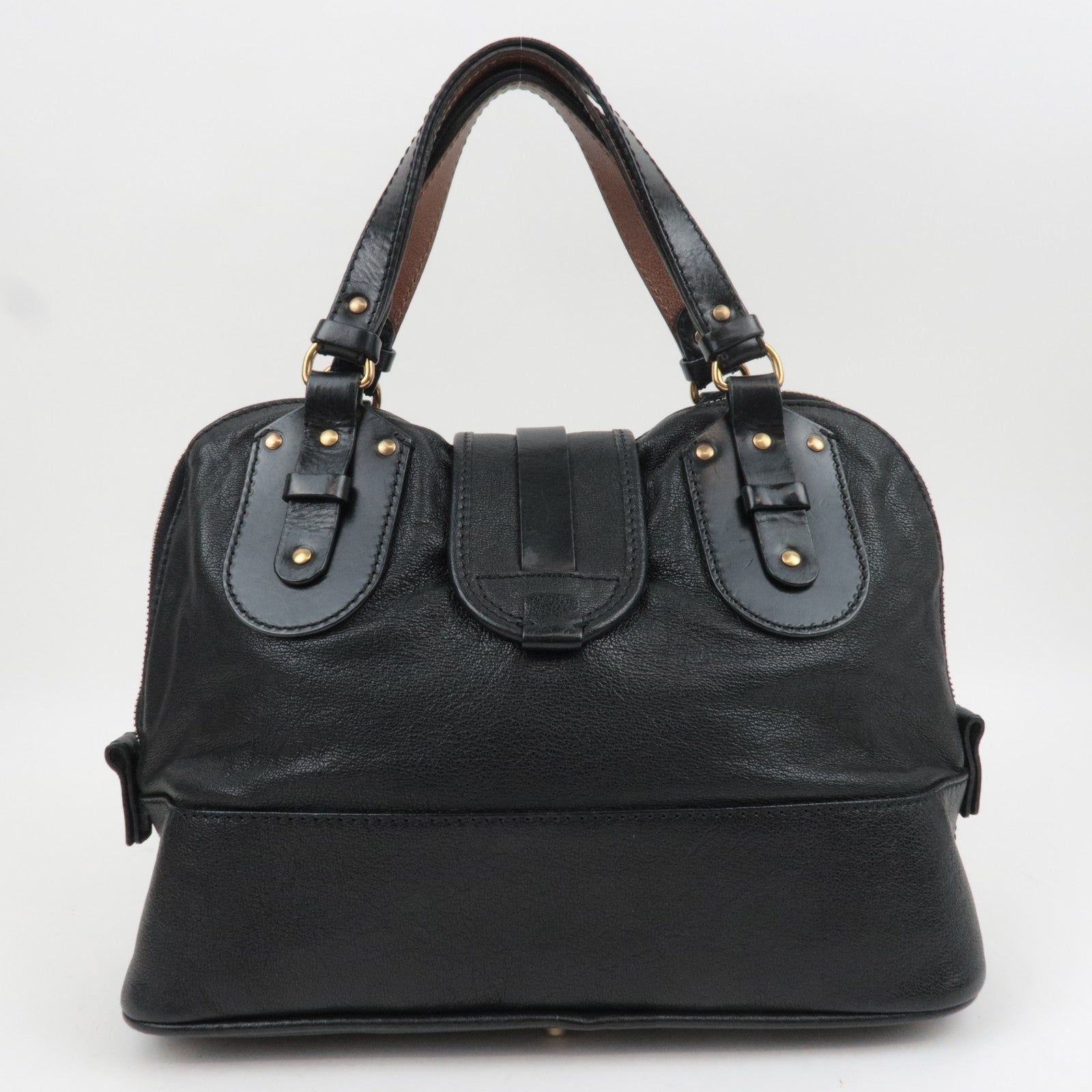 Chloe Kerala Leather Handbag Black