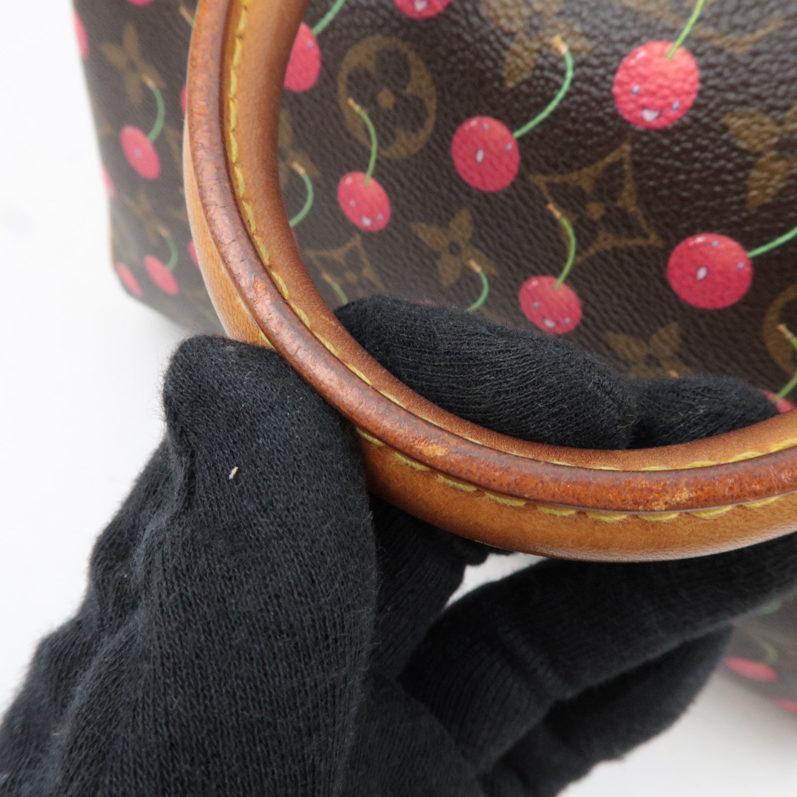 Louis Vuitton Monogram Murakami Cherry Speedy 25 Handbag M95009