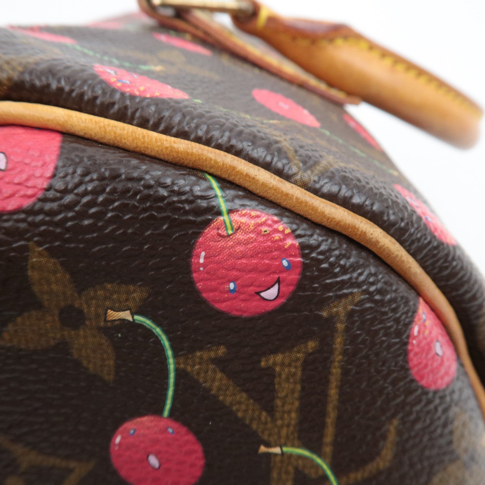 Louis Vuitton Monogram Murakami Cherry Speedy 25 Handbag M95009