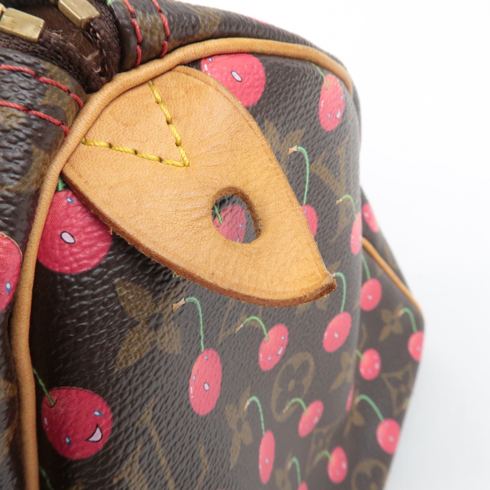 Louis Vuitton Monogram Murakami Cherry Speedy 25 Handbag M95009