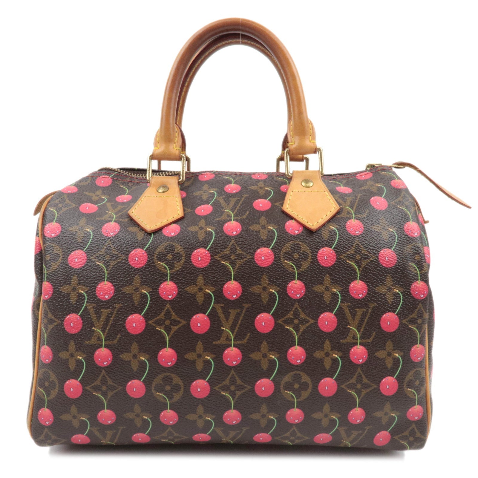 Louis Vuitton Monogram Murakami Cherry Speedy 25 Handbag M9500985539