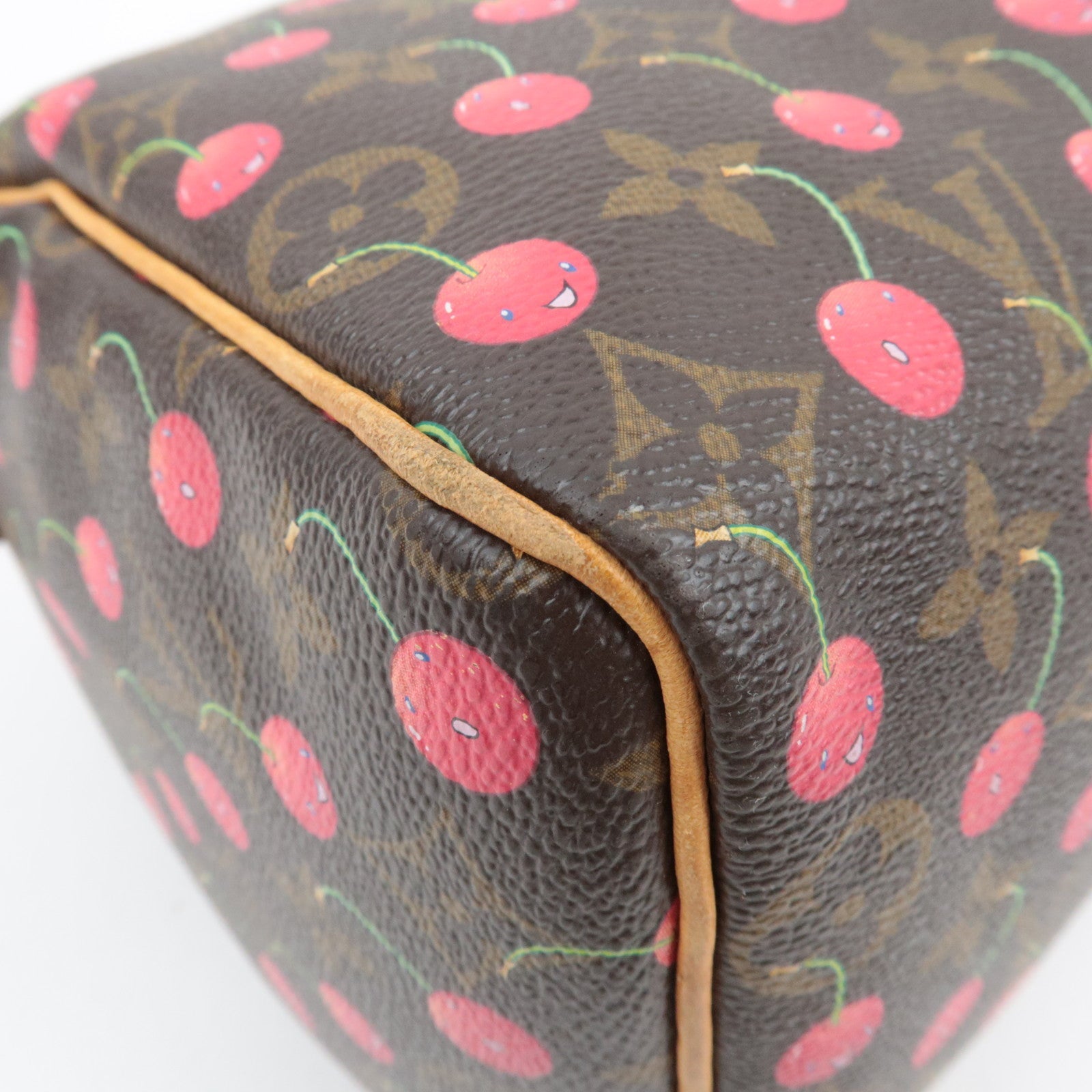 Louis Vuitton Monogram Murakami Cherry Speedy 25 Handbag M95009