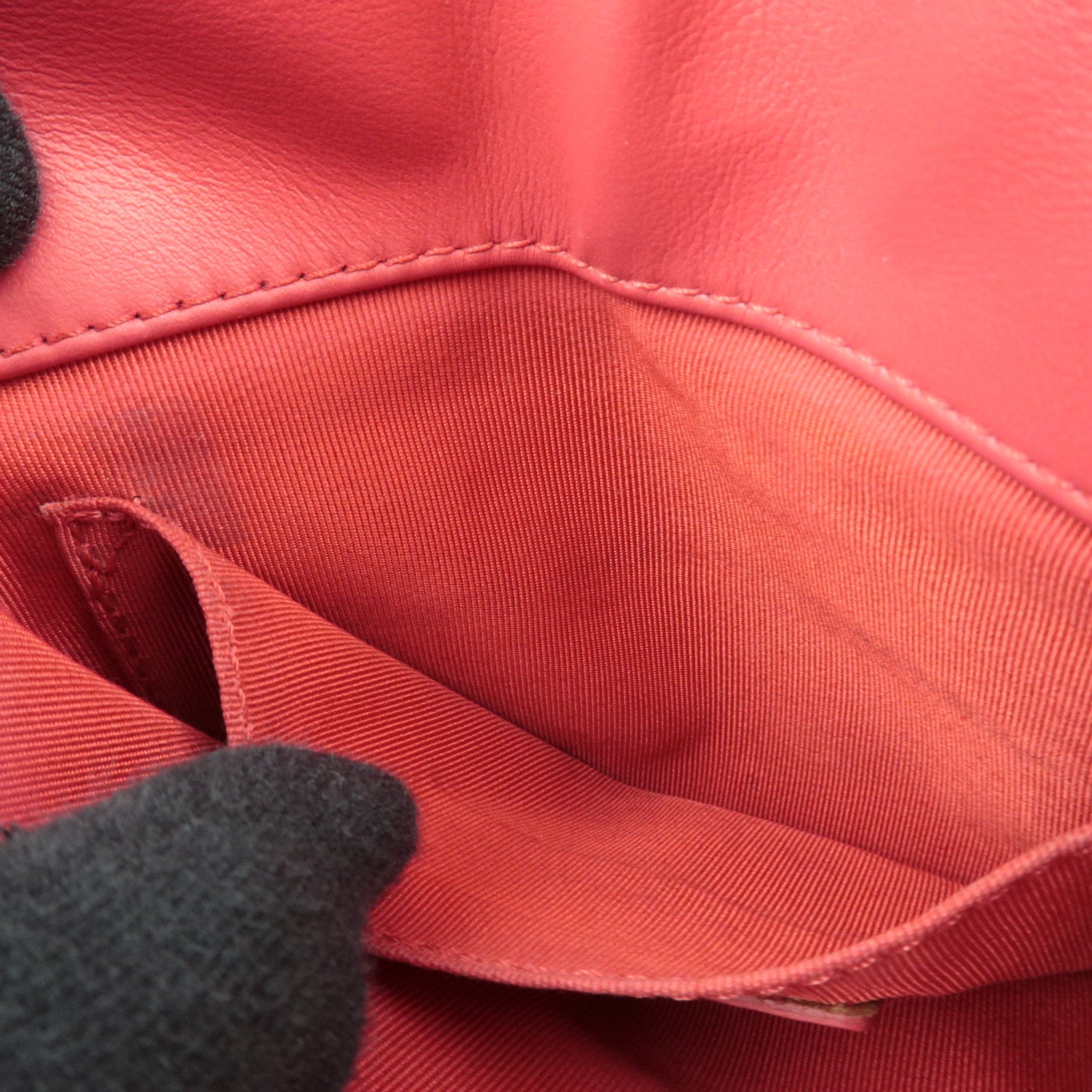 CHANEL Matelasse Chain Shoulder Bag Lambskin Pink