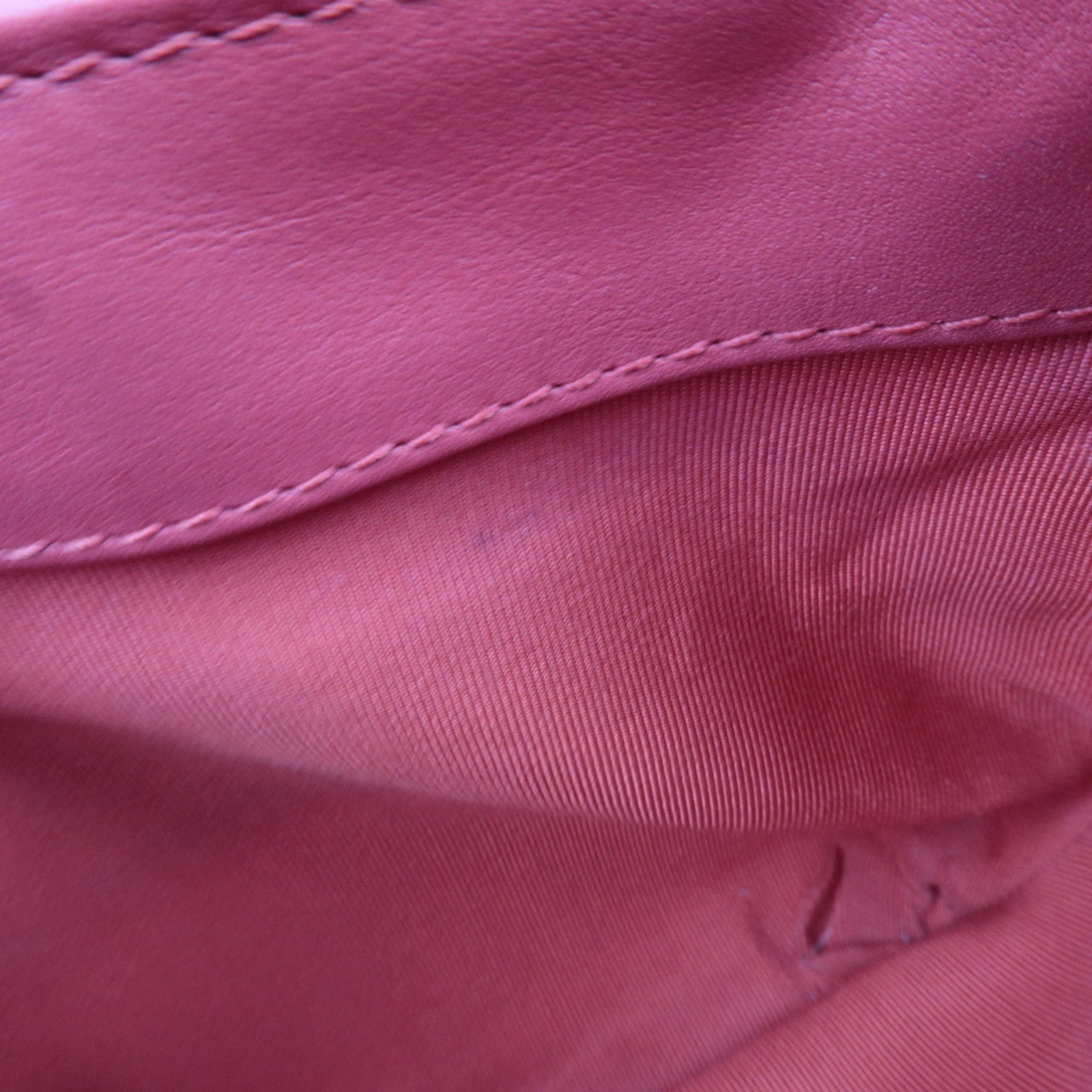 CHANEL Matelasse Chain Shoulder Bag Lambskin Pink