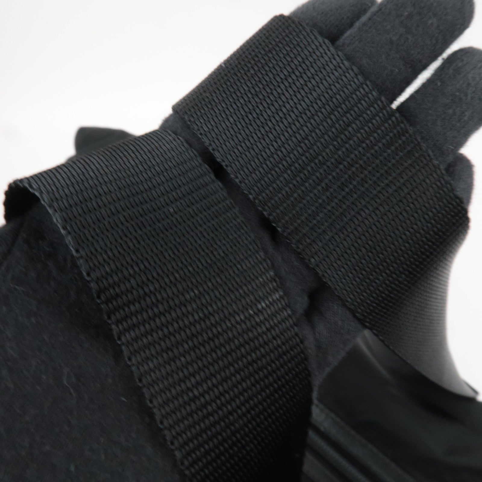 PRADA Nylon Leather Big Boston Bag Black