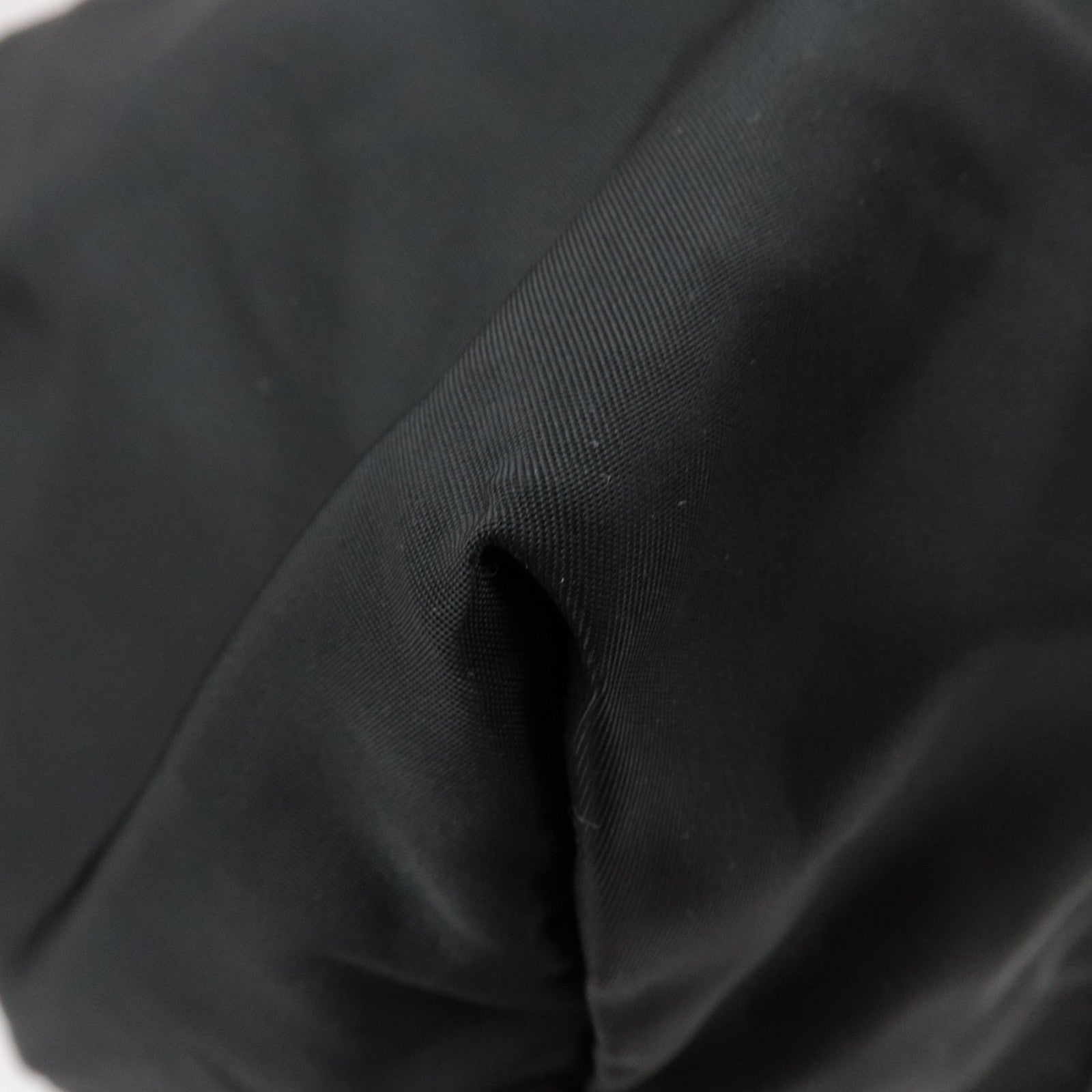 PRADA Nylon Leather Big Boston Bag Black