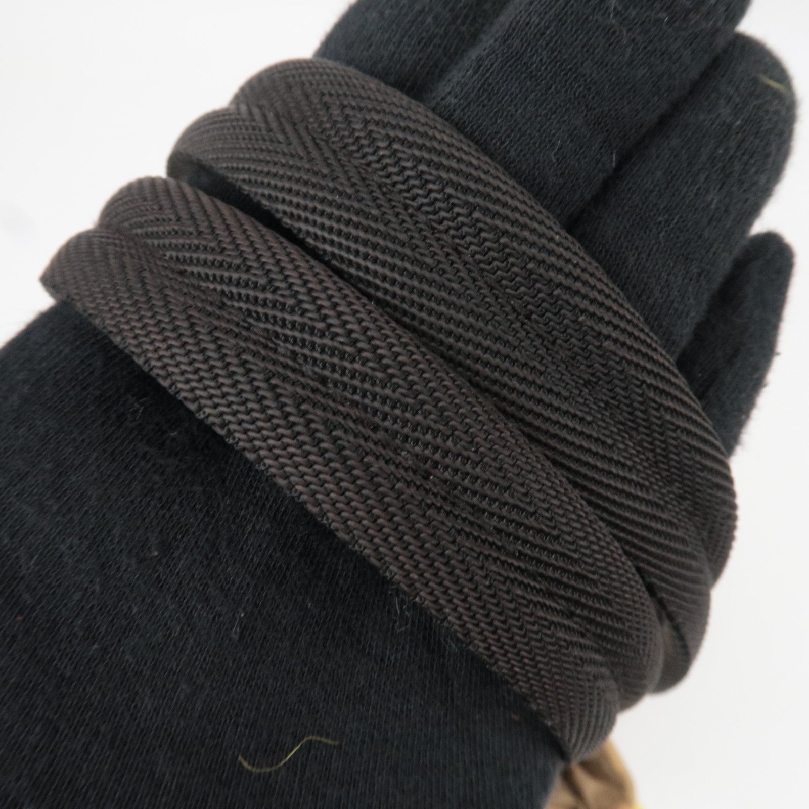 PRADA Prada Sports Handbag Nylon Fur Beige Yellow