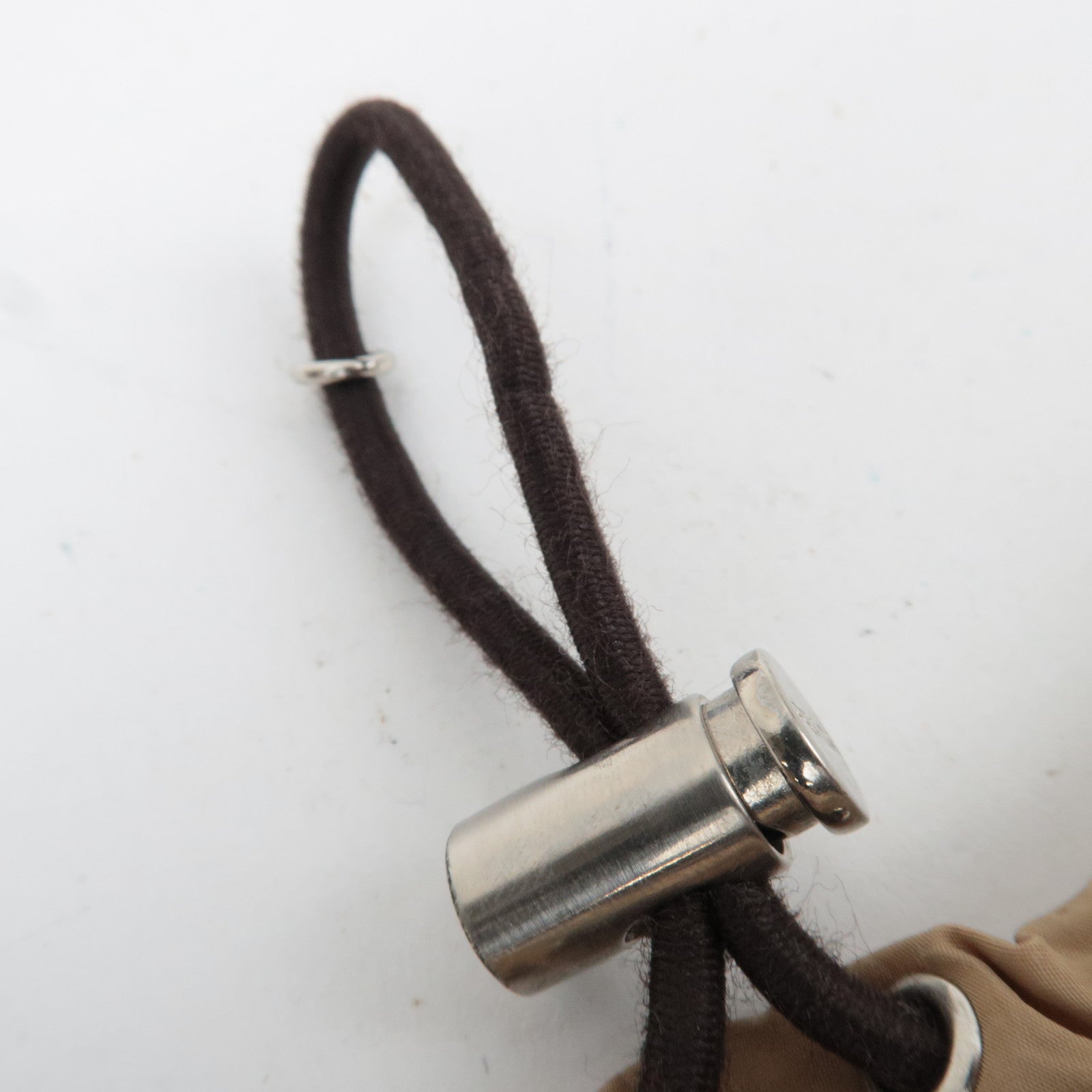 PRADA Prada Sports Handbag Nylon Fur Beige Yellow