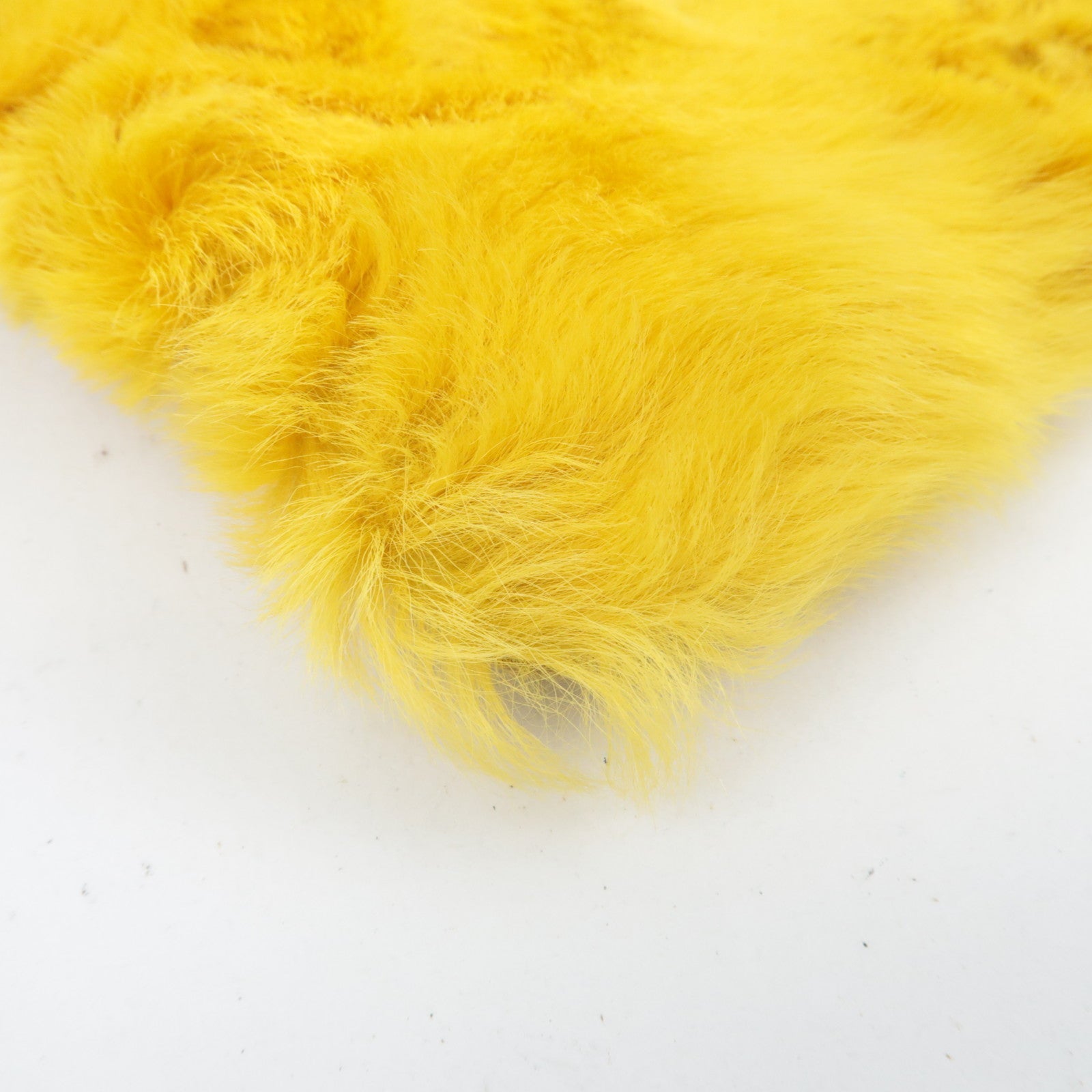 PRADA Prada Sports Handbag Nylon Fur Beige Yellow