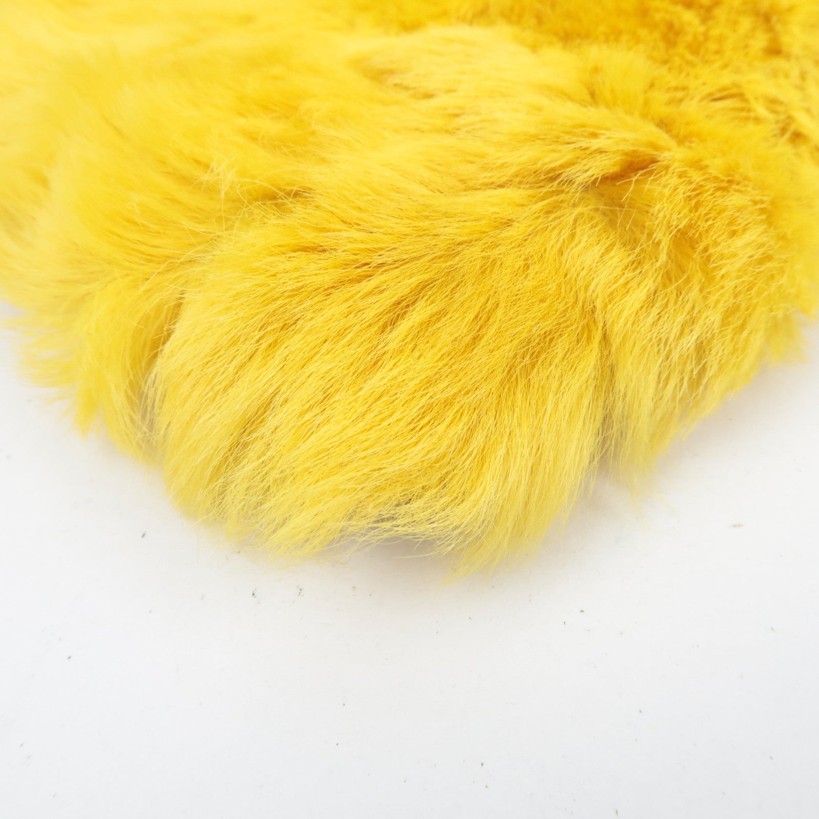 PRADA Prada Sports Handbag Nylon Fur Beige Yellow