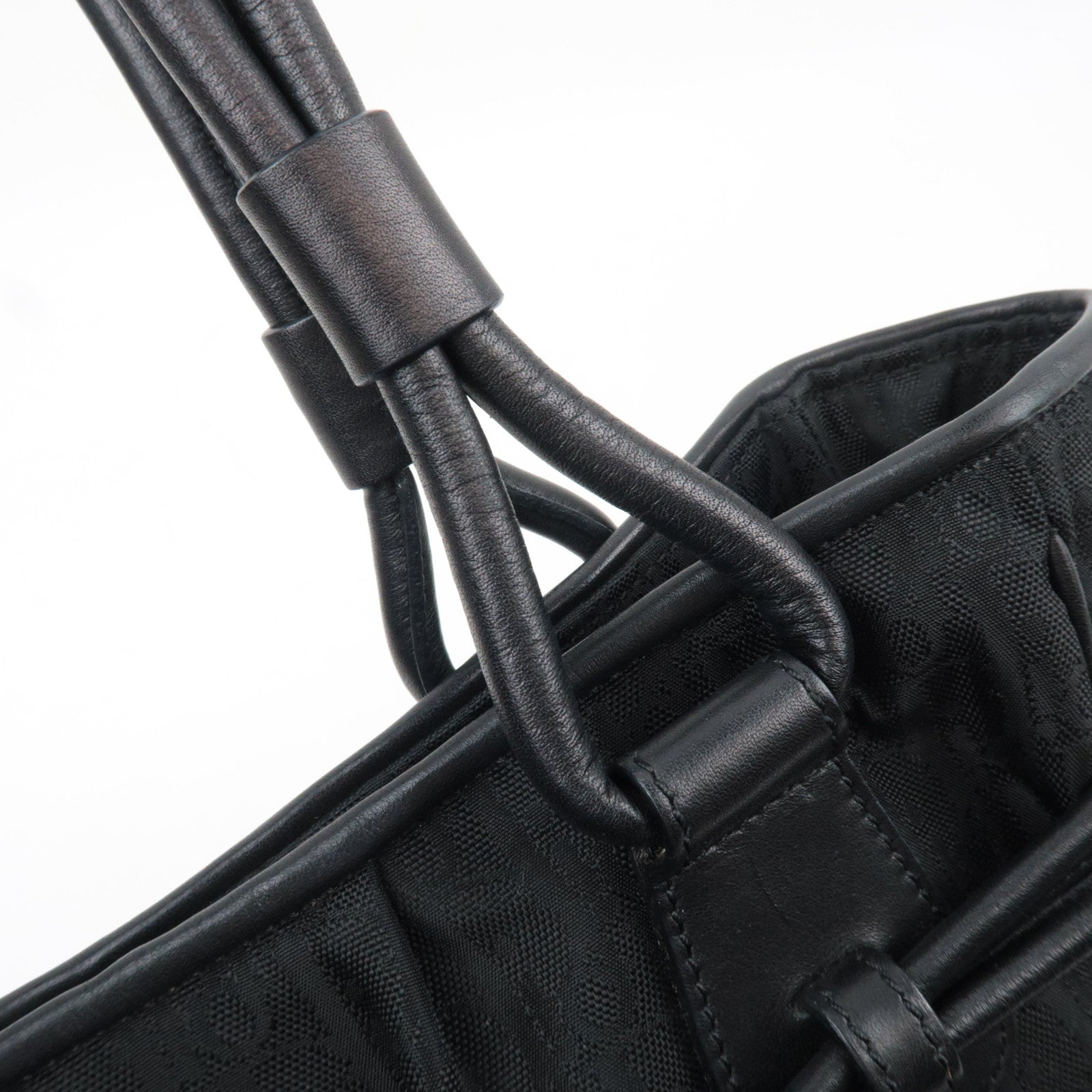 Christian Dior Diorissimo Trotter Ribbon Handbag Black