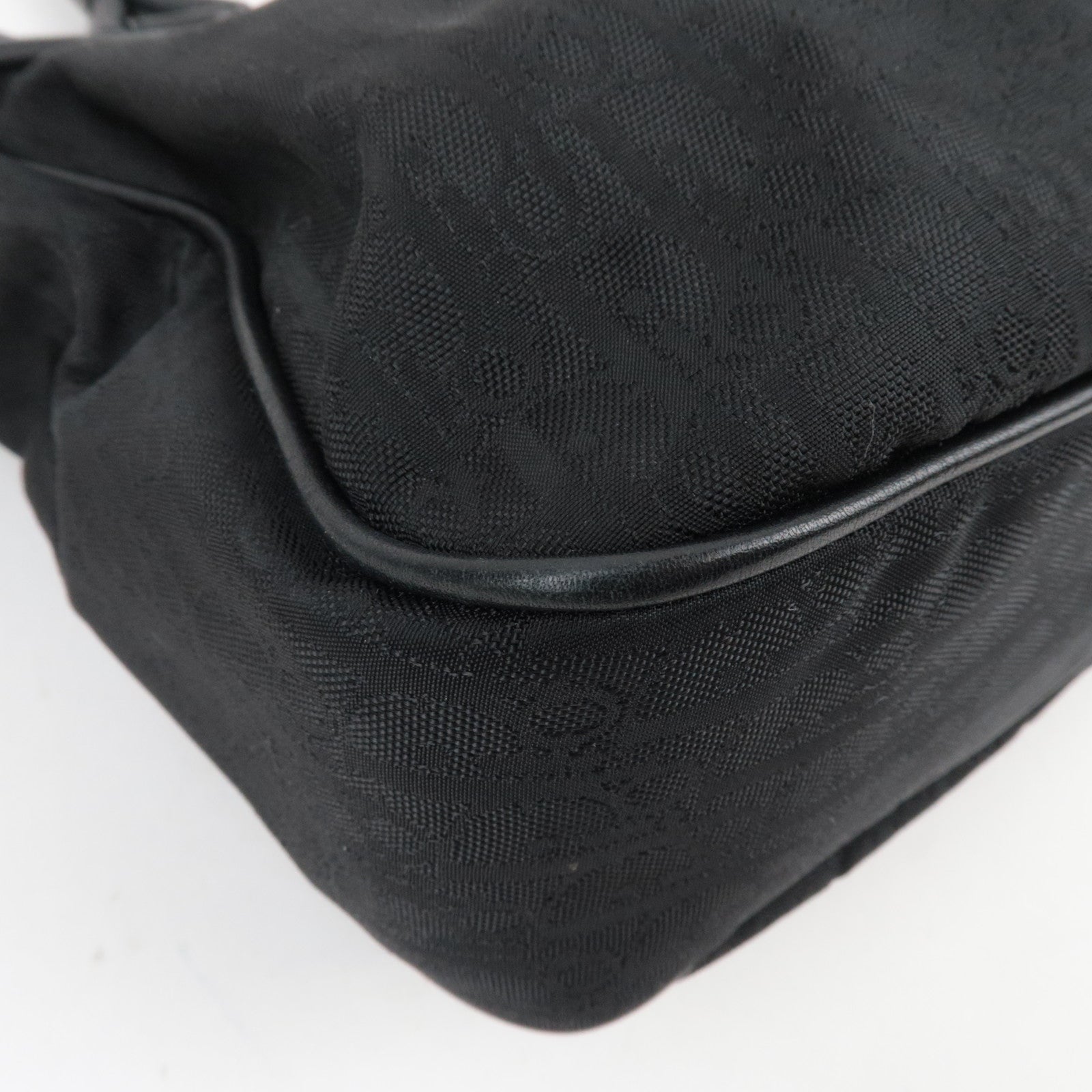 Christian Dior Diorissimo Trotter Ribbon Handbag Black