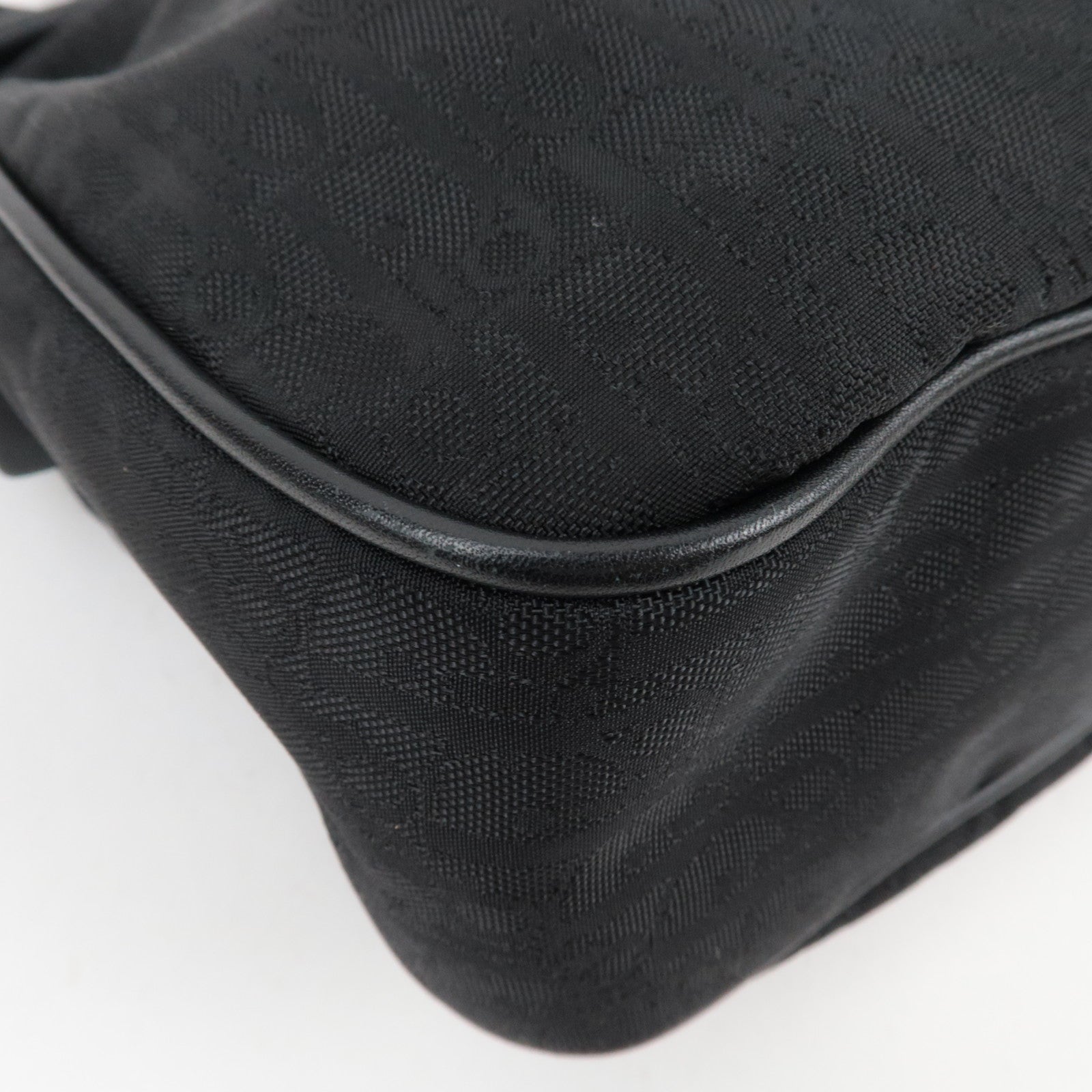 Christian Dior Diorissimo Trotter Ribbon Handbag Black