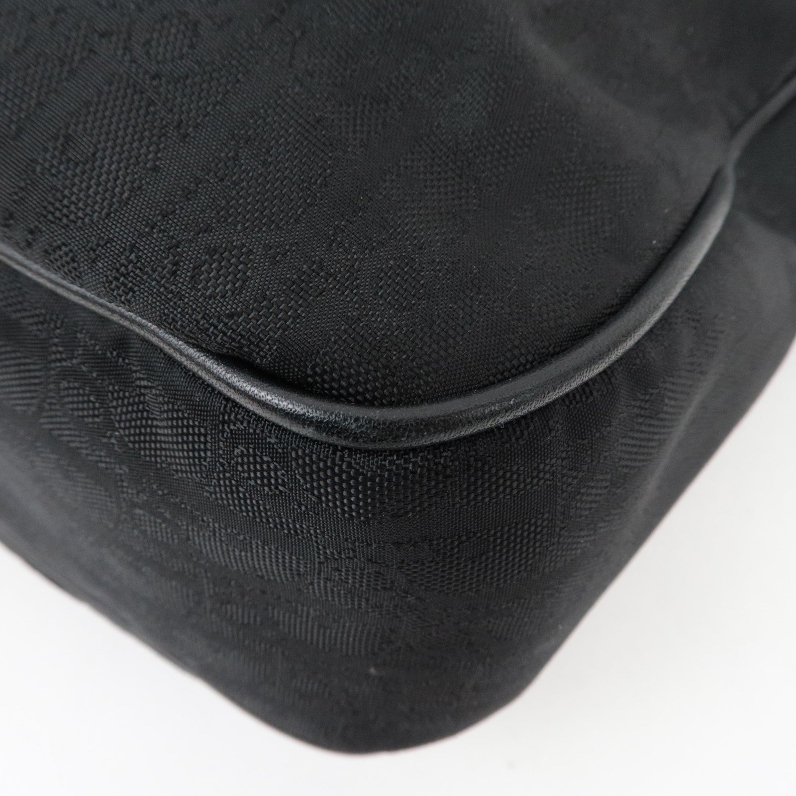 Christian Dior Diorissimo Trotter Ribbon Handbag Black